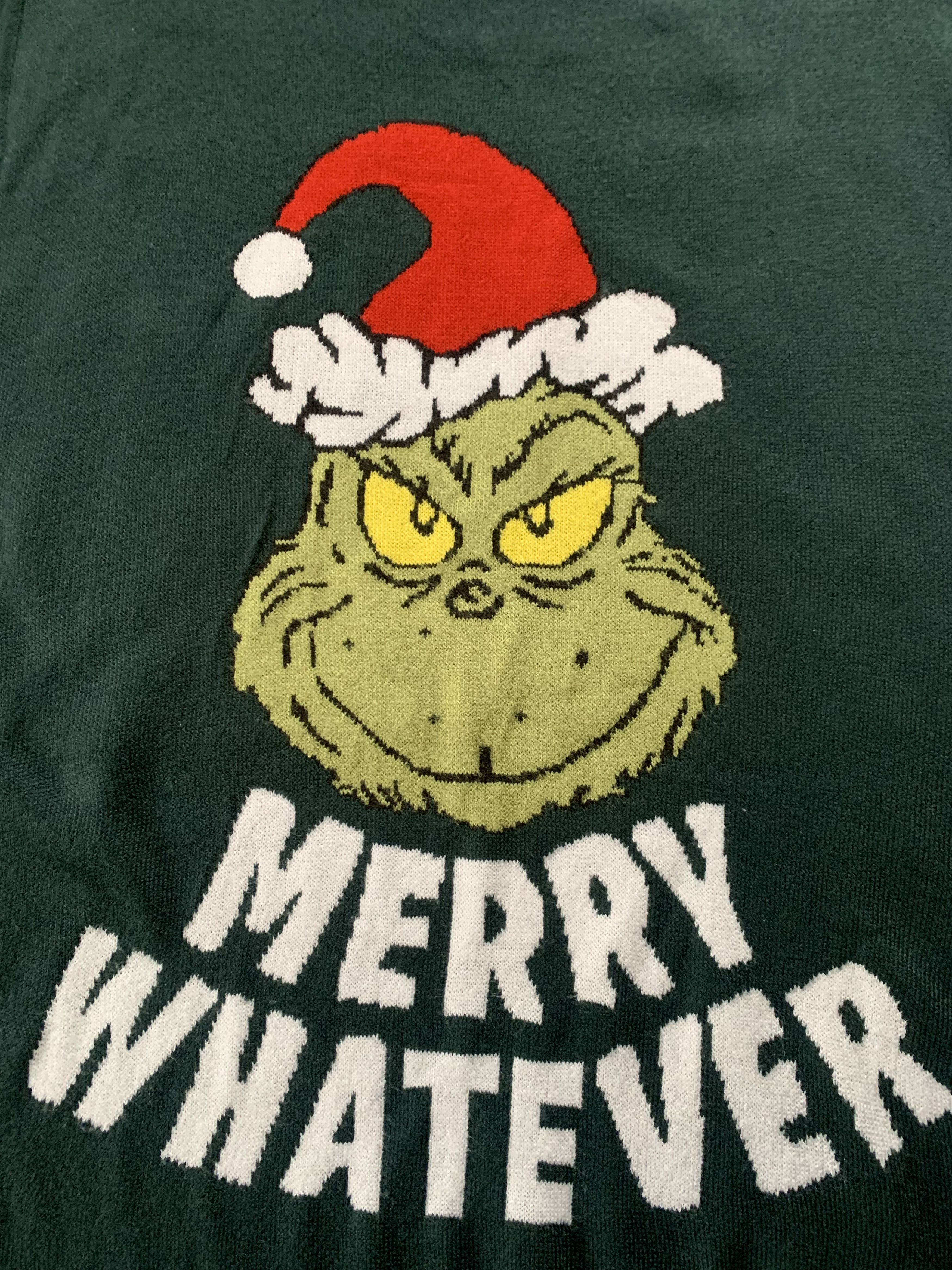 Other Mens Cropp The Grinch Printed Sweater Size US L / EU 52-54 / 3 - 5 Thumbnail