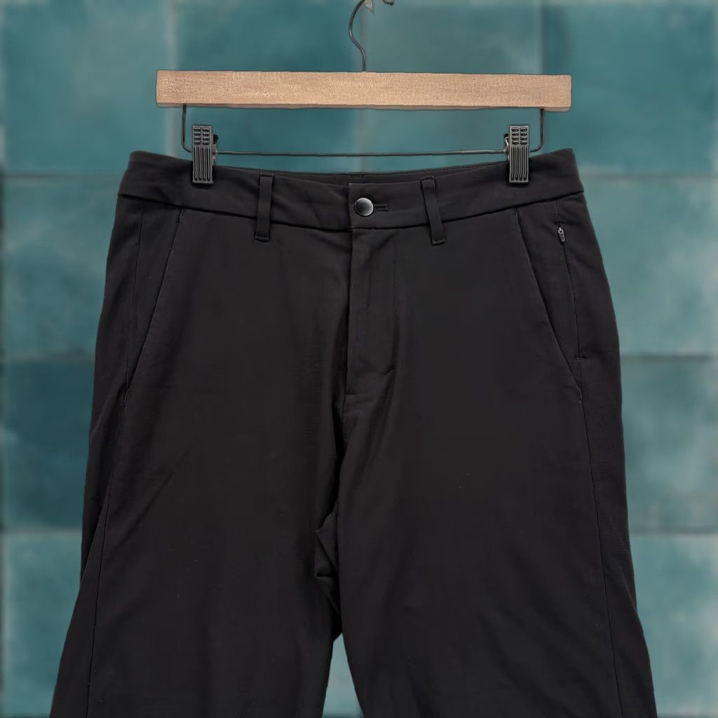 Lululemon Lululemon Pants Mens 28 Black Slim Fit Chino Stretch Casual Tapered Pockets Zip Fly Flat Front 30in Inseam Mens Size US 28 / EU 44 - 1 Thumbnail