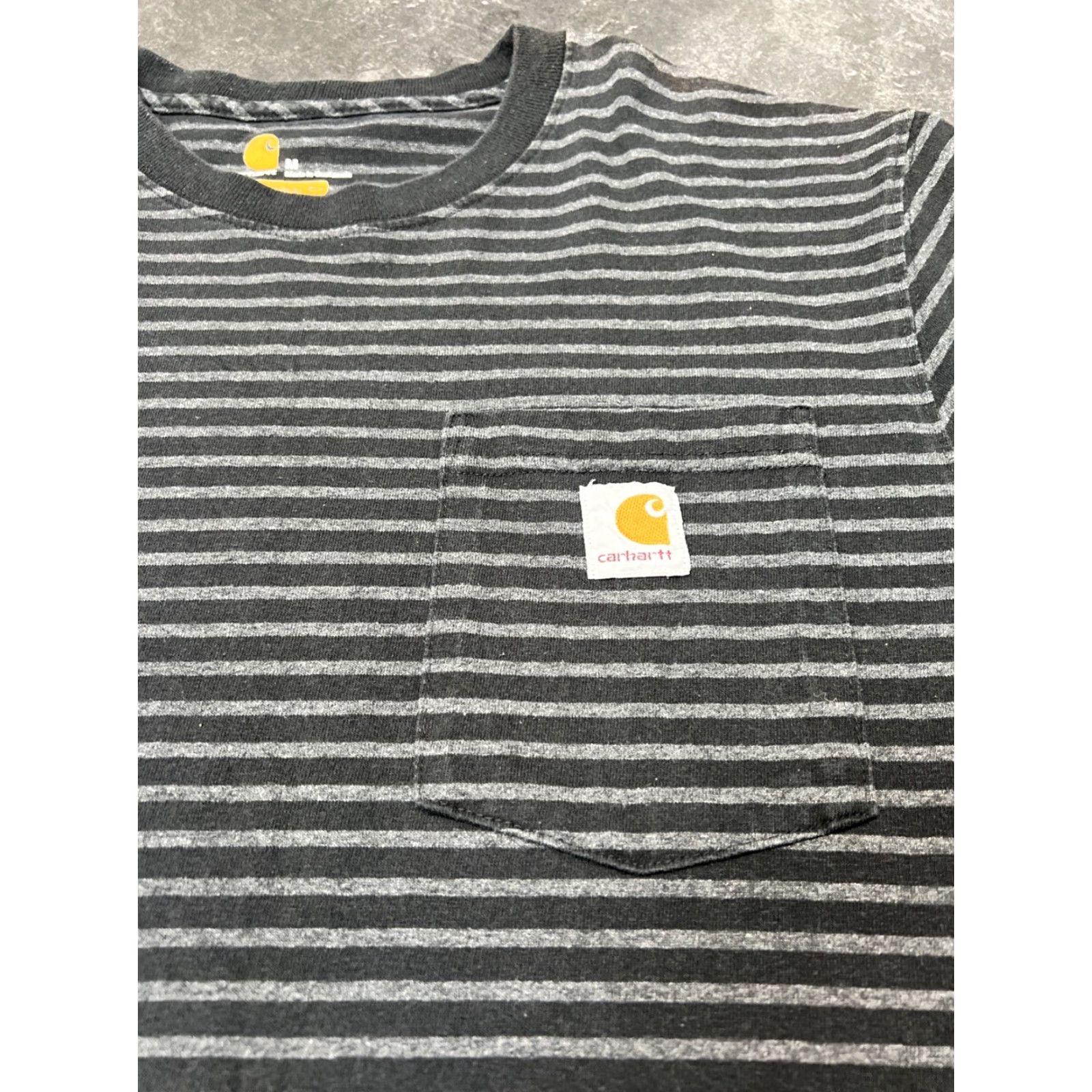 Carhartt Carhartt Men T-Shirt Short Sleeve Crew Neck Regular Fit Pocket Multicolor Striped Logo 2020s Size US M / EU 48-50 / 2 - 3 Thumbnail