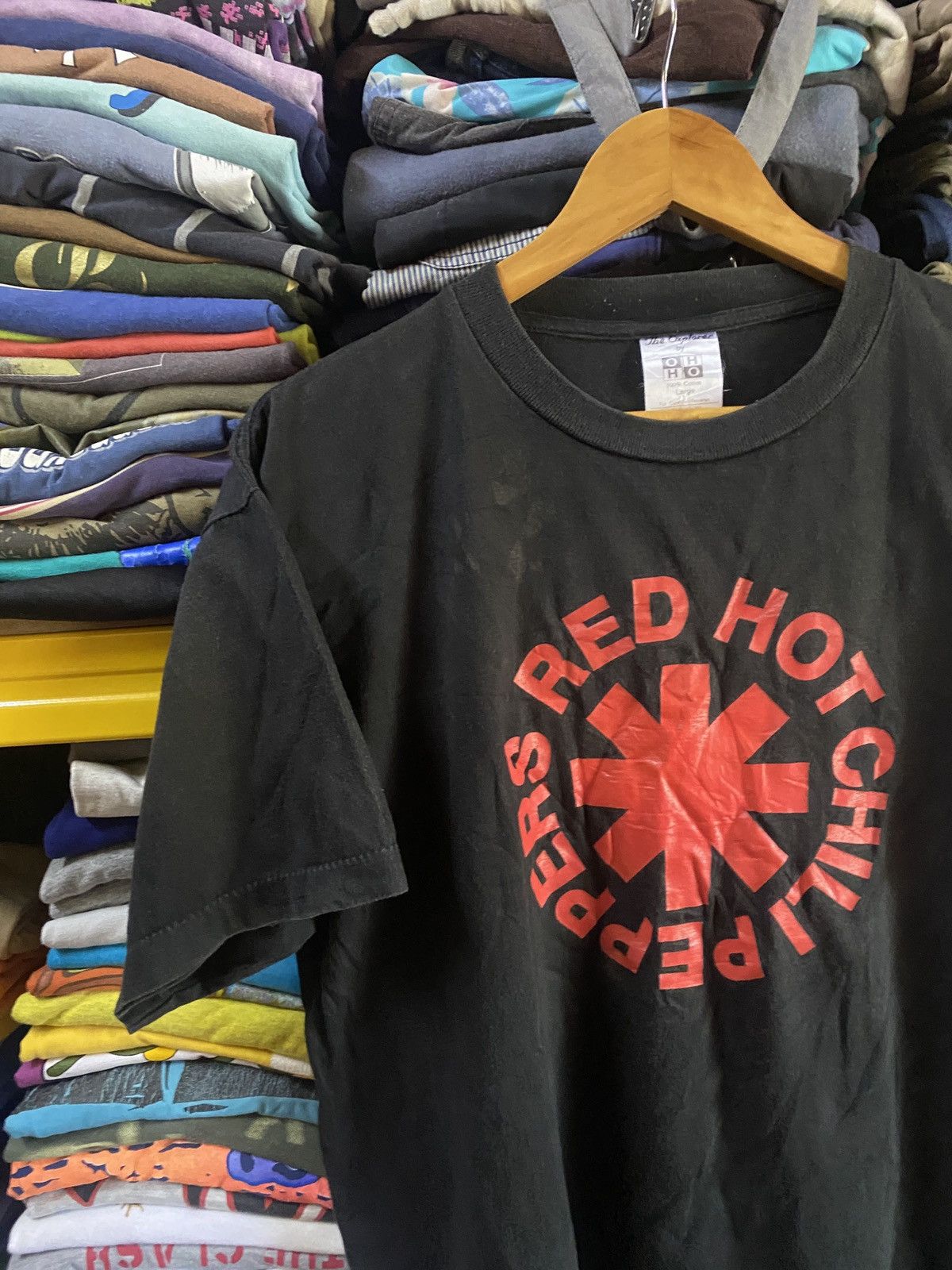 Band Tees × Vintage Vtg 90s Red hot chili peppers Rock Band single stitch tee Size US L / EU 52-54 / 3 - 4 Thumbnail