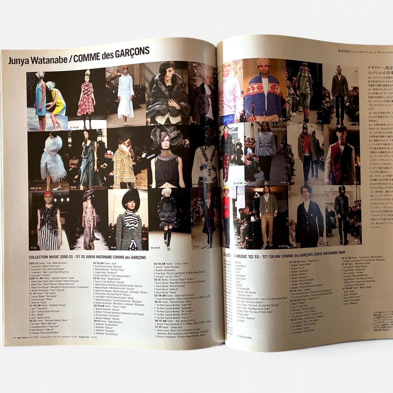 Hedi Slimane × Junya Watanabe × Raf Simons Hedi Slimane Junya Watanabe Raf Simons High Fashion Magazine Size ONE SIZE - 3 Thumbnail