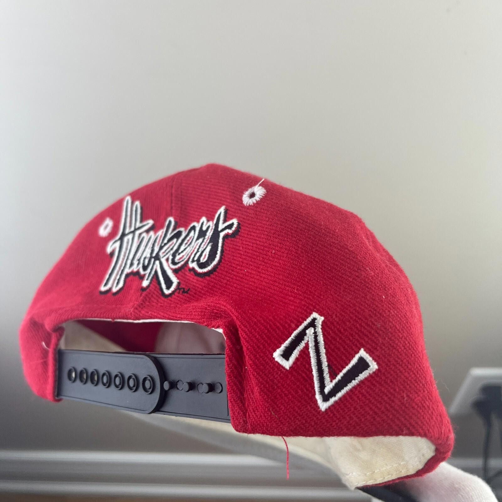 Zephyr Vintage 90s Nebraska Huskers Snapback Hat Zephyr Size ONE SIZE - 6 Thumbnail