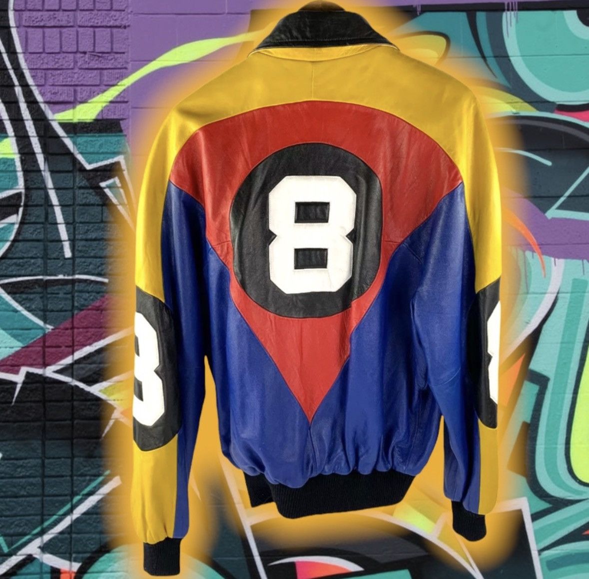 Michael Hoban 1990S MICHAEL HOBAN Vintage 🎱8-Ball JACKET 🧥 Size US M / EU 48-50 / 2 - 2 Thumbnail