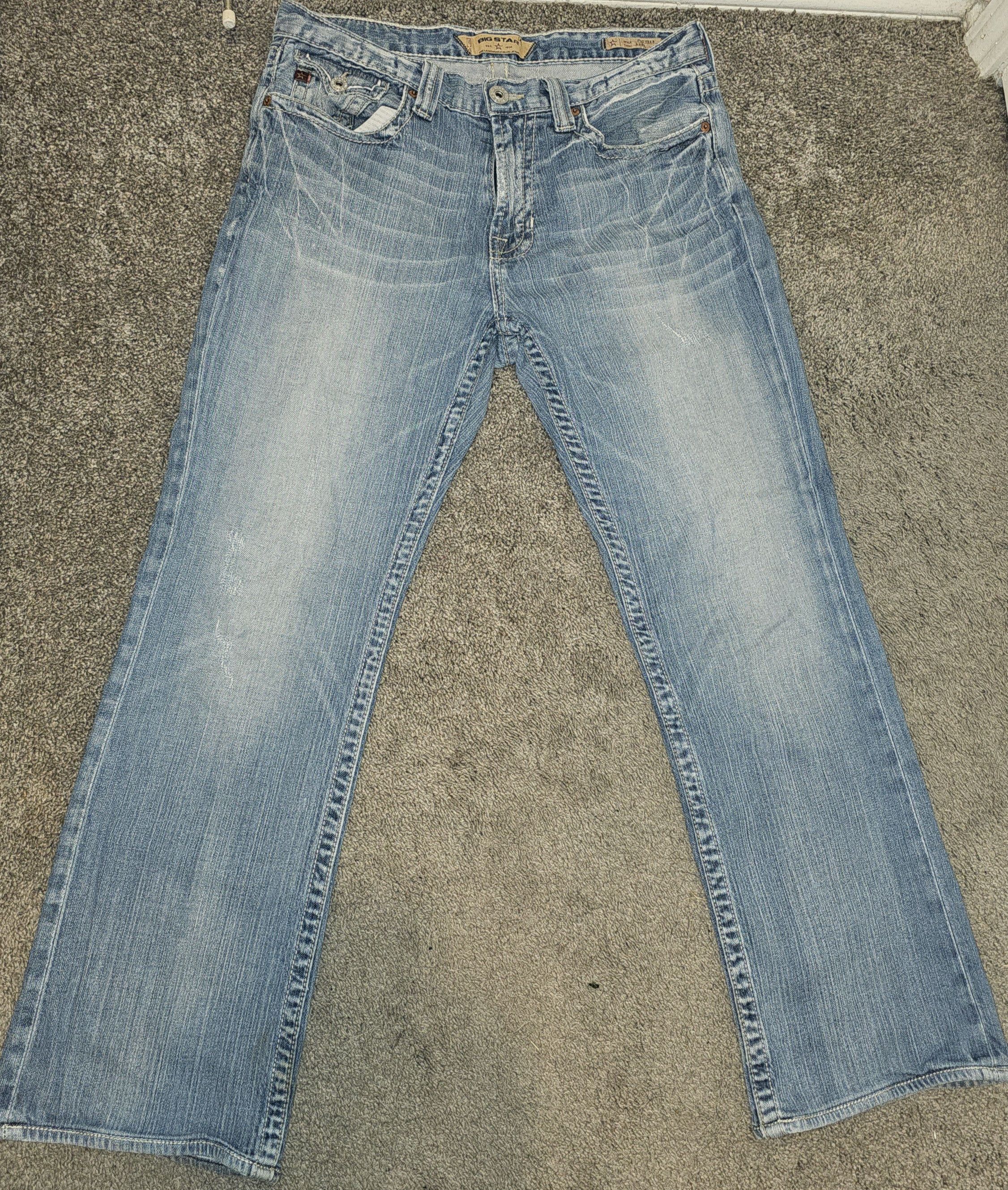Big Star Big Star Vintage Bootcut Denim Jeans Size US 32 / EU 48 - 1 Thumbnail