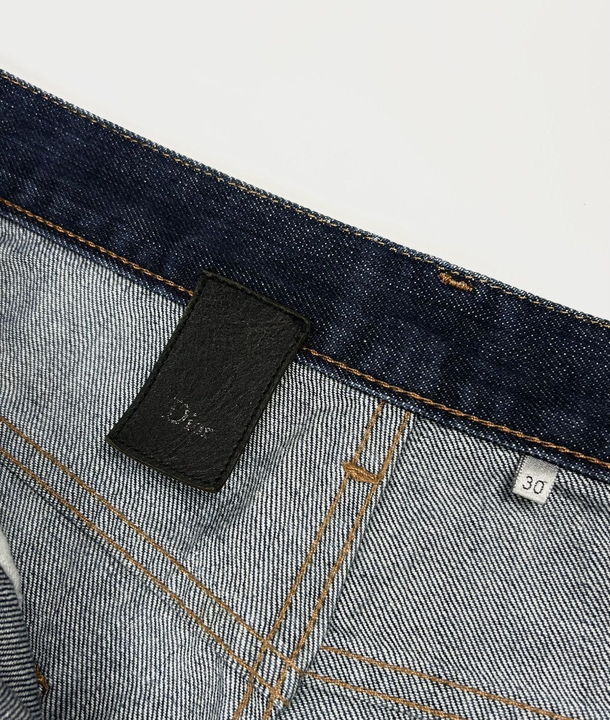 Christian Dior Monsieur × Vintage Rare Luxury Christian Dior Jeans Navy Denim Pants vintage Size US 30 / EU 46 - 9 Thumbnail