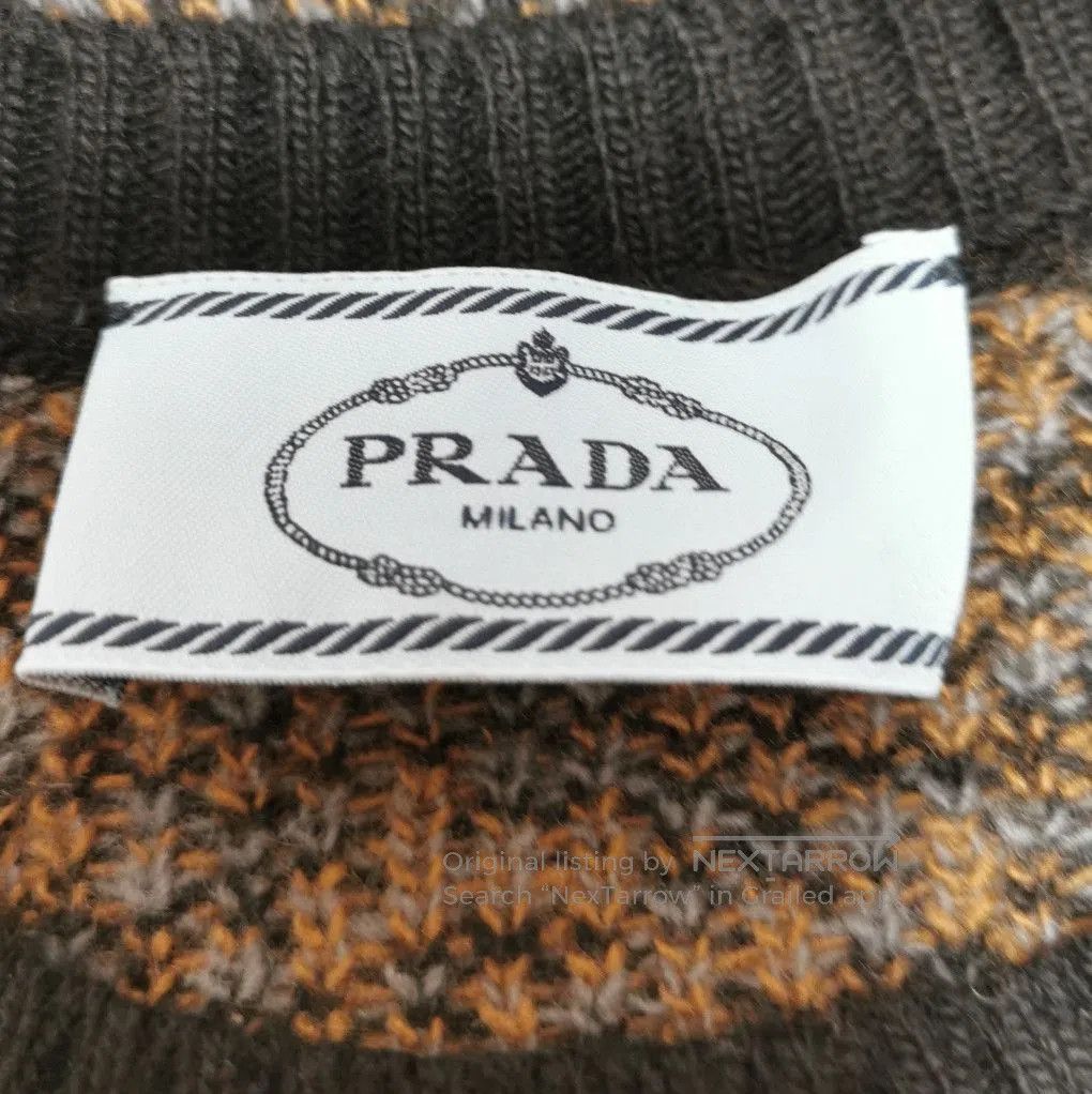 Prada Prada Colorblock Knit Sweater with Round Neck . Size S / US 4 / IT 40 - 3 Thumbnail