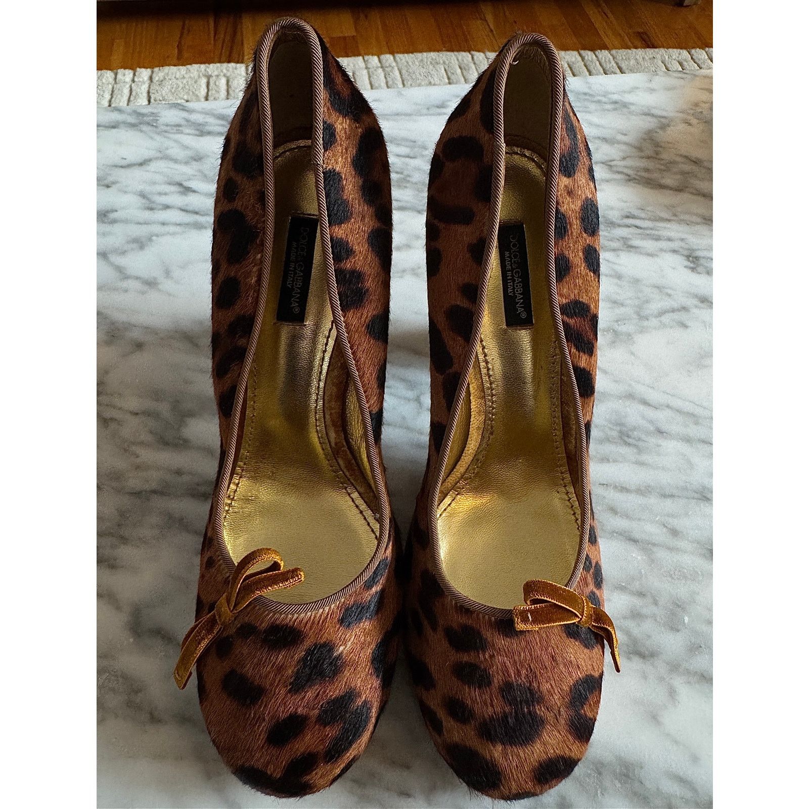Dolce & Gabbana Dolce & Gabbana Leopard print ponyhair pump Size US 8.5 / IT 38.5 - 3 Thumbnail