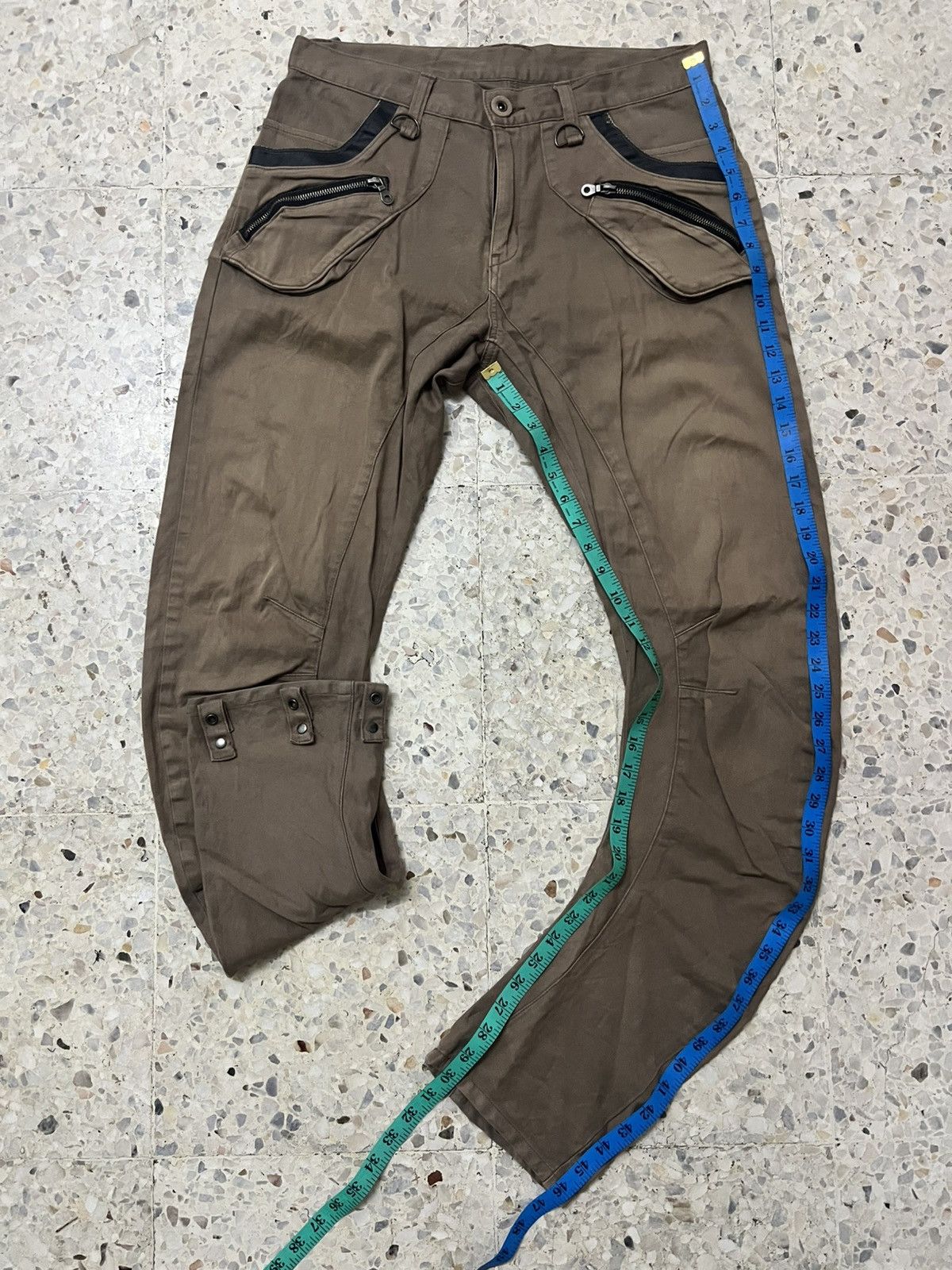 PPFM PPFM Japan Y2K Techwear Cargo Pants Curved Leg Design Size US 32 / EU 48 - 10 Thumbnail