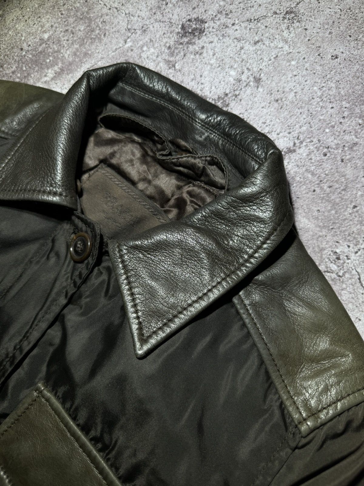 Prada Prada Milano Vintage Luxury Leather Brown Jacket Size S / US 4 / IT 40 - 7 Thumbnail