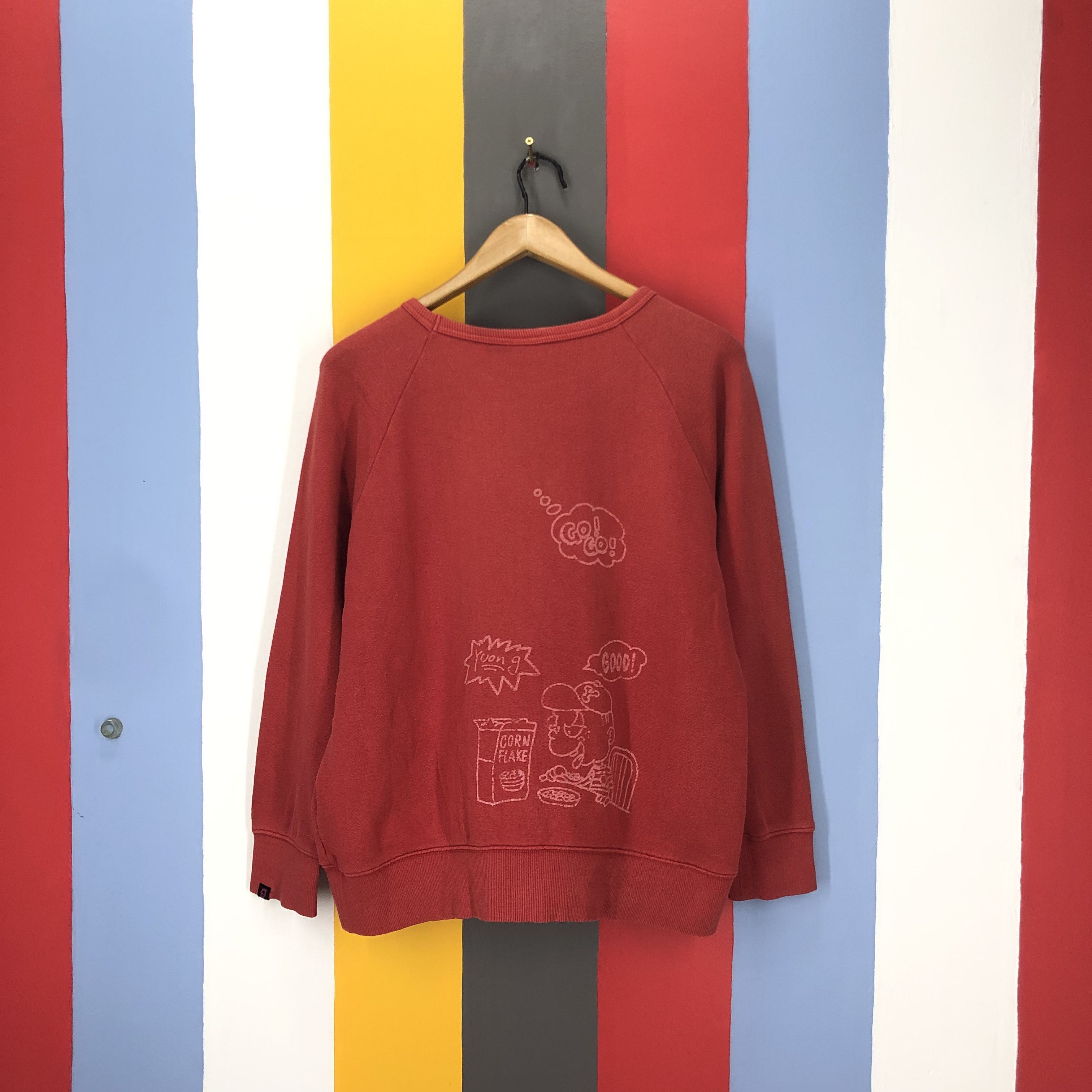 Japanese Brand THE YUONG by CRAZY GO GO Crew Neck Sweatshirt #1683/05 Size US M / EU 48-50 / 2 - 11 Thumbnail