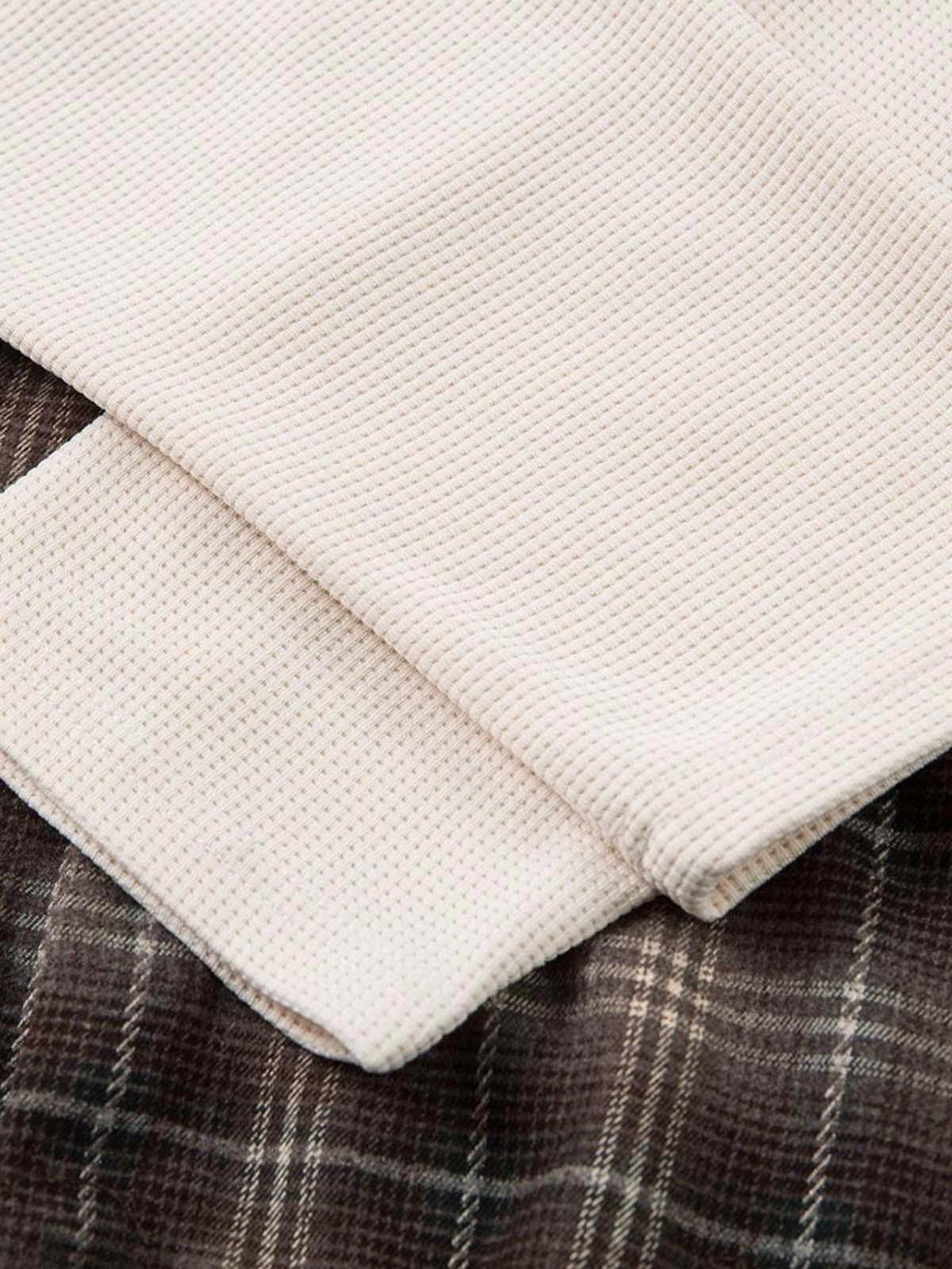 Flannel Street Faux Two-piece Damaged Plaid Long-sleeved Shirt Size US M / EU 48-50 / 2 - 6 Thumbnail