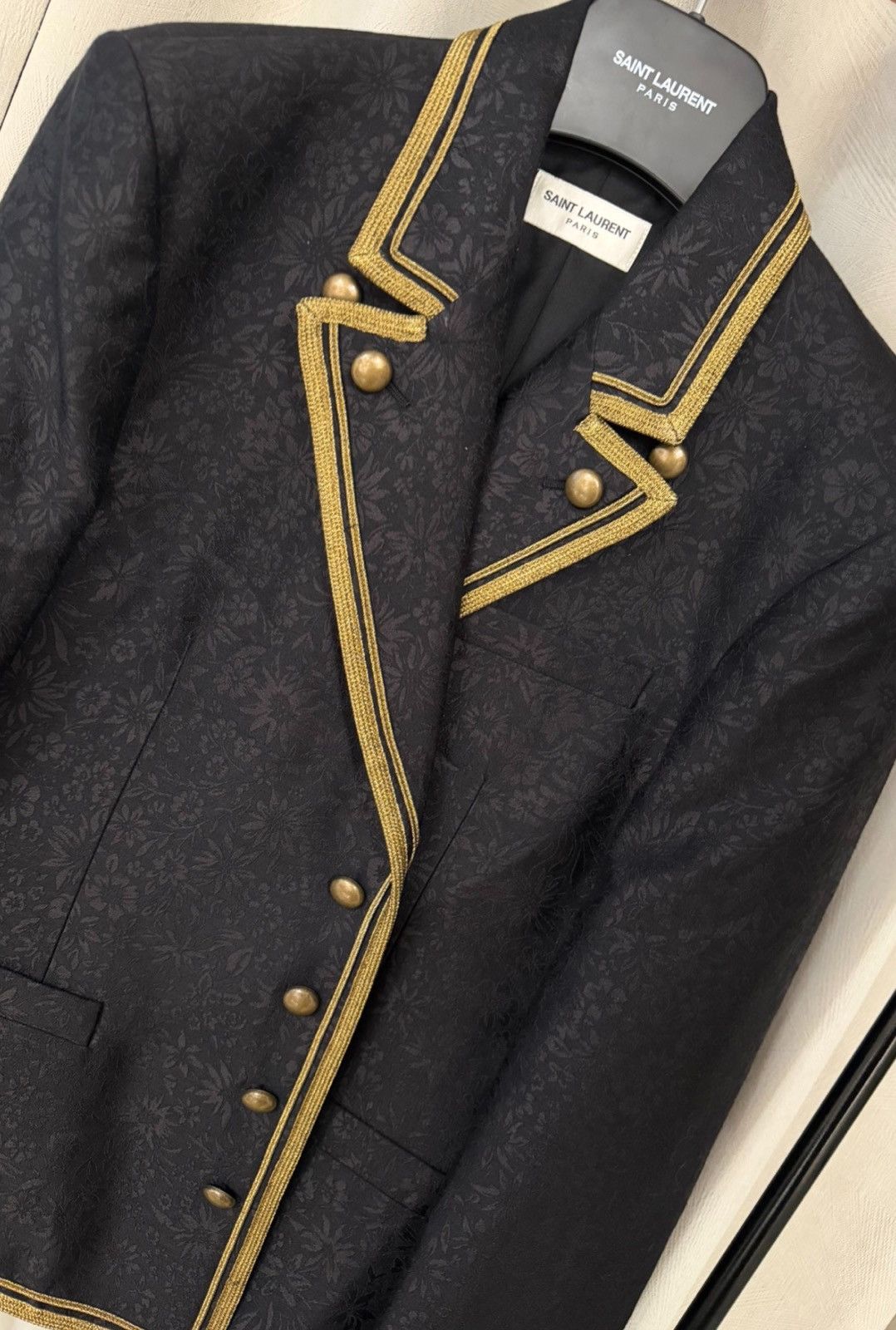 Saint Laurent Paris Saint Laurent Paris 20SS Court Floral Gold Thread Jacquard Size US M / EU 48-50 / 2 - 3 Thumbnail
