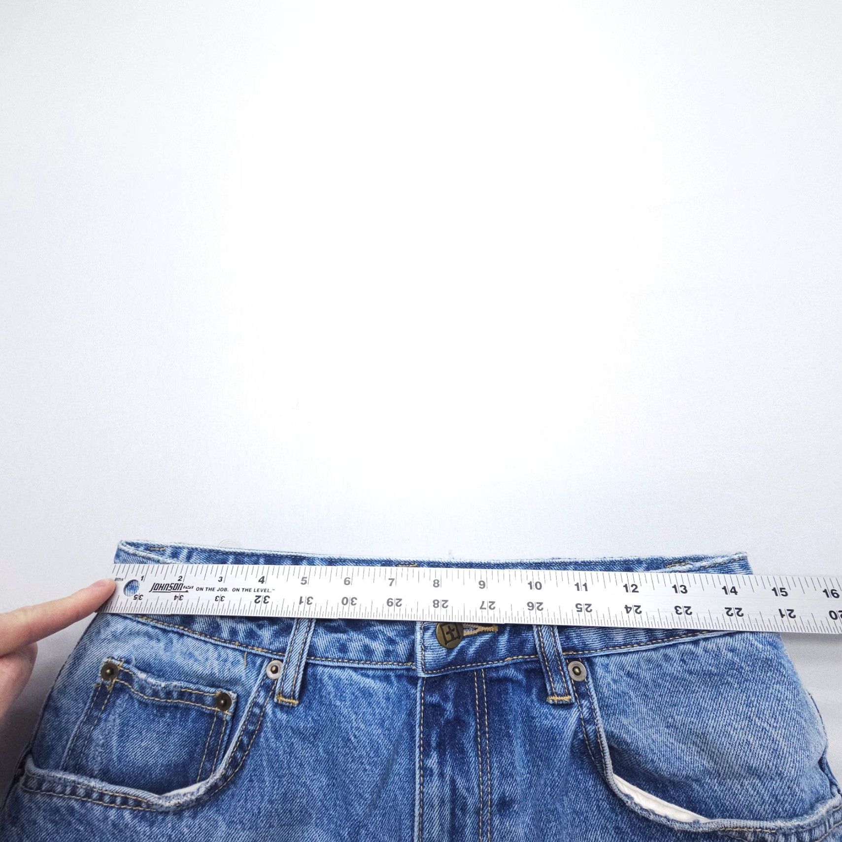 Ksubi Ksubi Chlo Wasted High Rise Straight Jeans Womens 29 x 27 Blue Denim 5-Pocket Size 29" - 7 Thumbnail