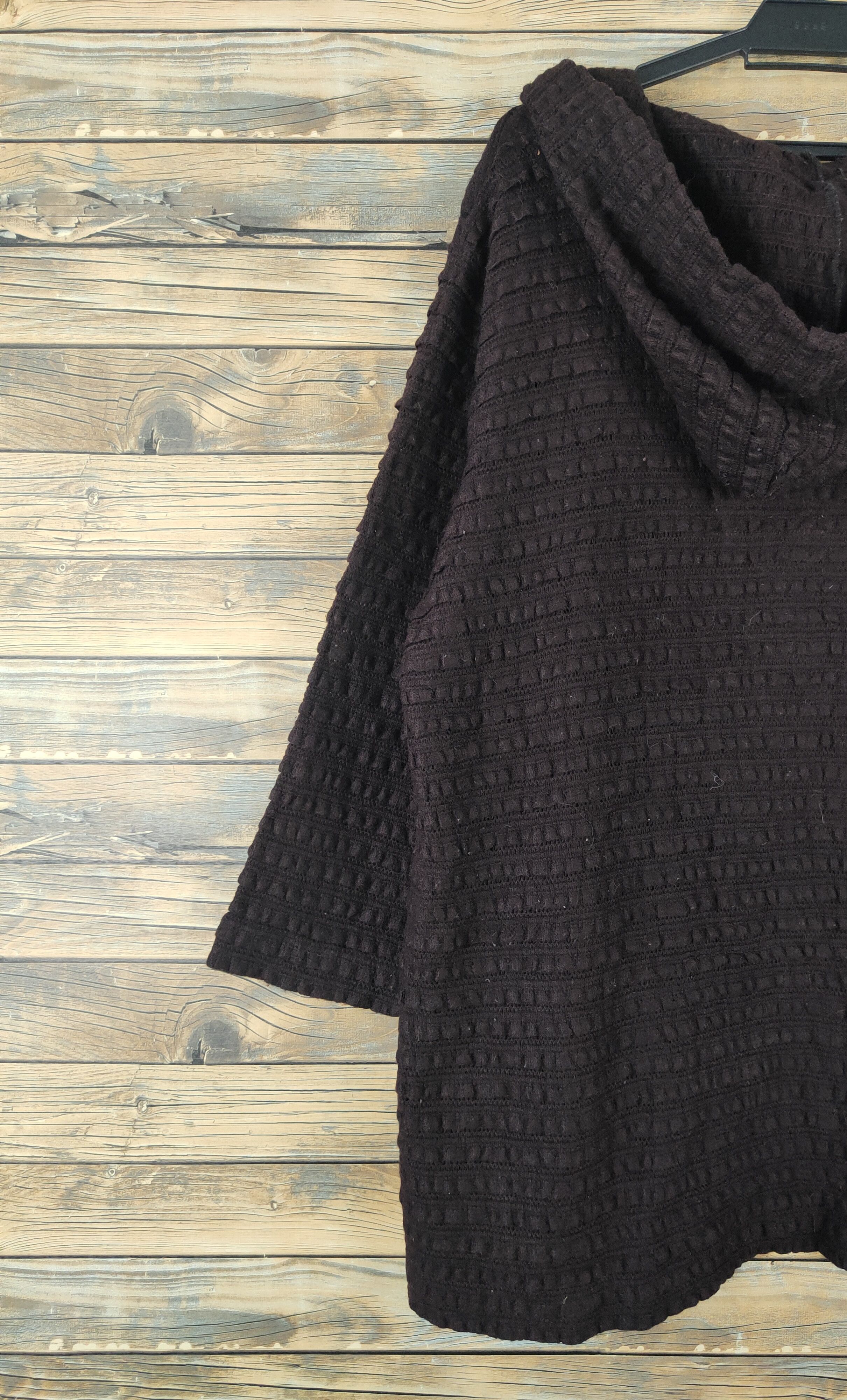 Vintage Japanese Brand Brown Hoodie Knitwear Long Cardigan #W2128 Size US L / EU 52-54 / 3 - 8 Thumbnail