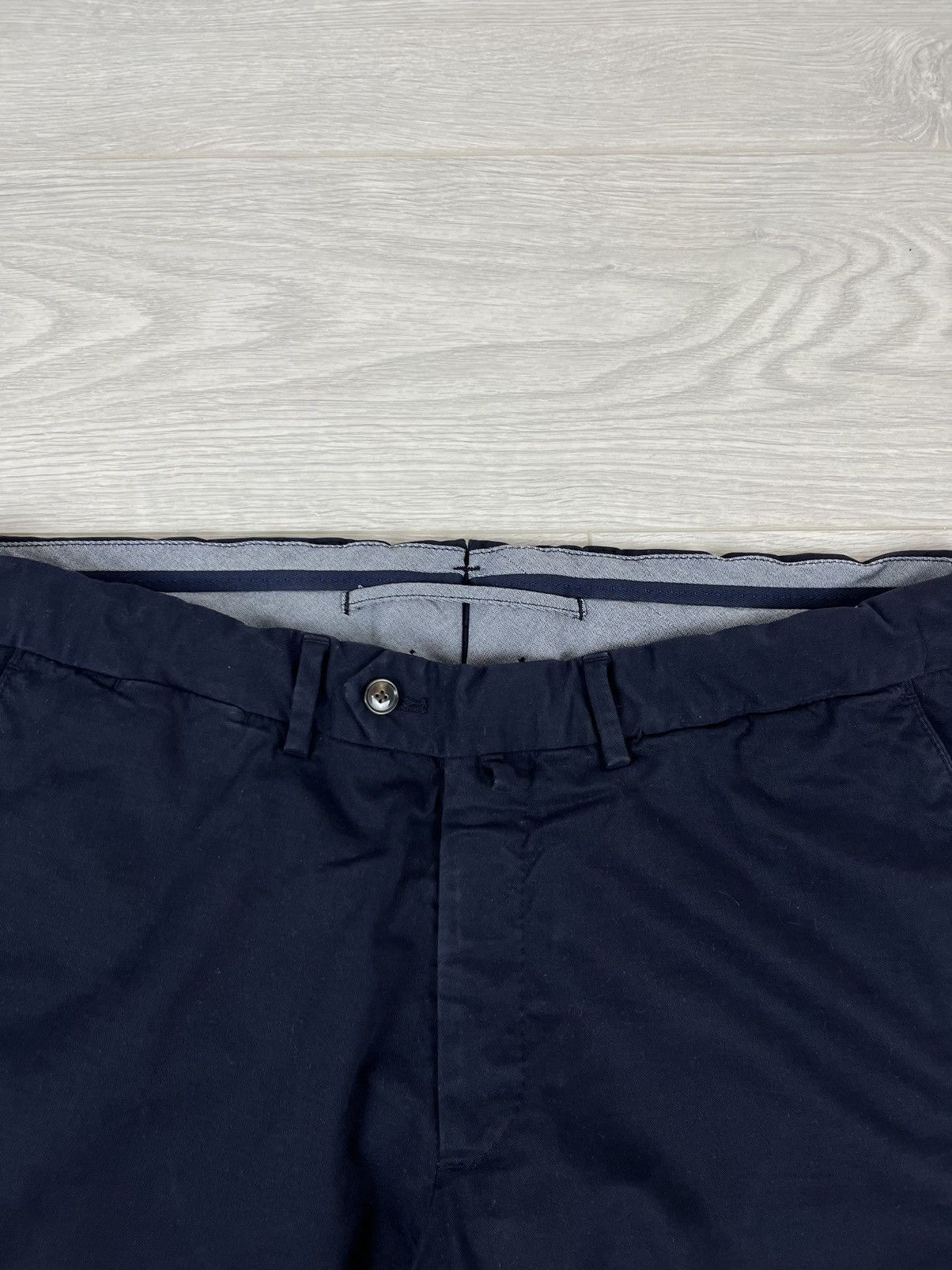 Suitsupply Suitsupply Porto Cotton Navy Trousers Pants Size US 36 / EU 52 - 6 Thumbnail