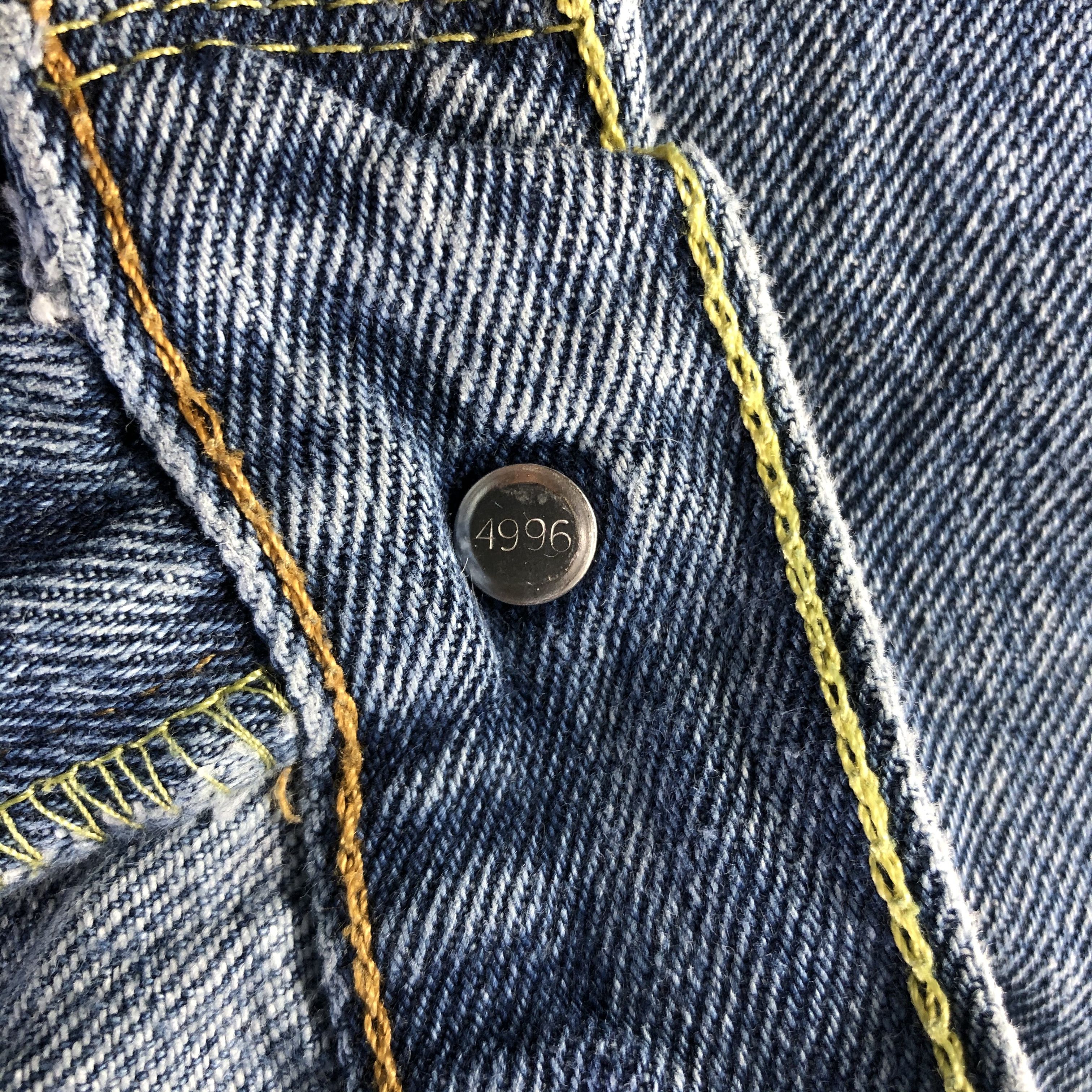 Levi's Vintage Blue Wash Levis 550 Jeans-J4357 Size US 35 - 8 Thumbnail