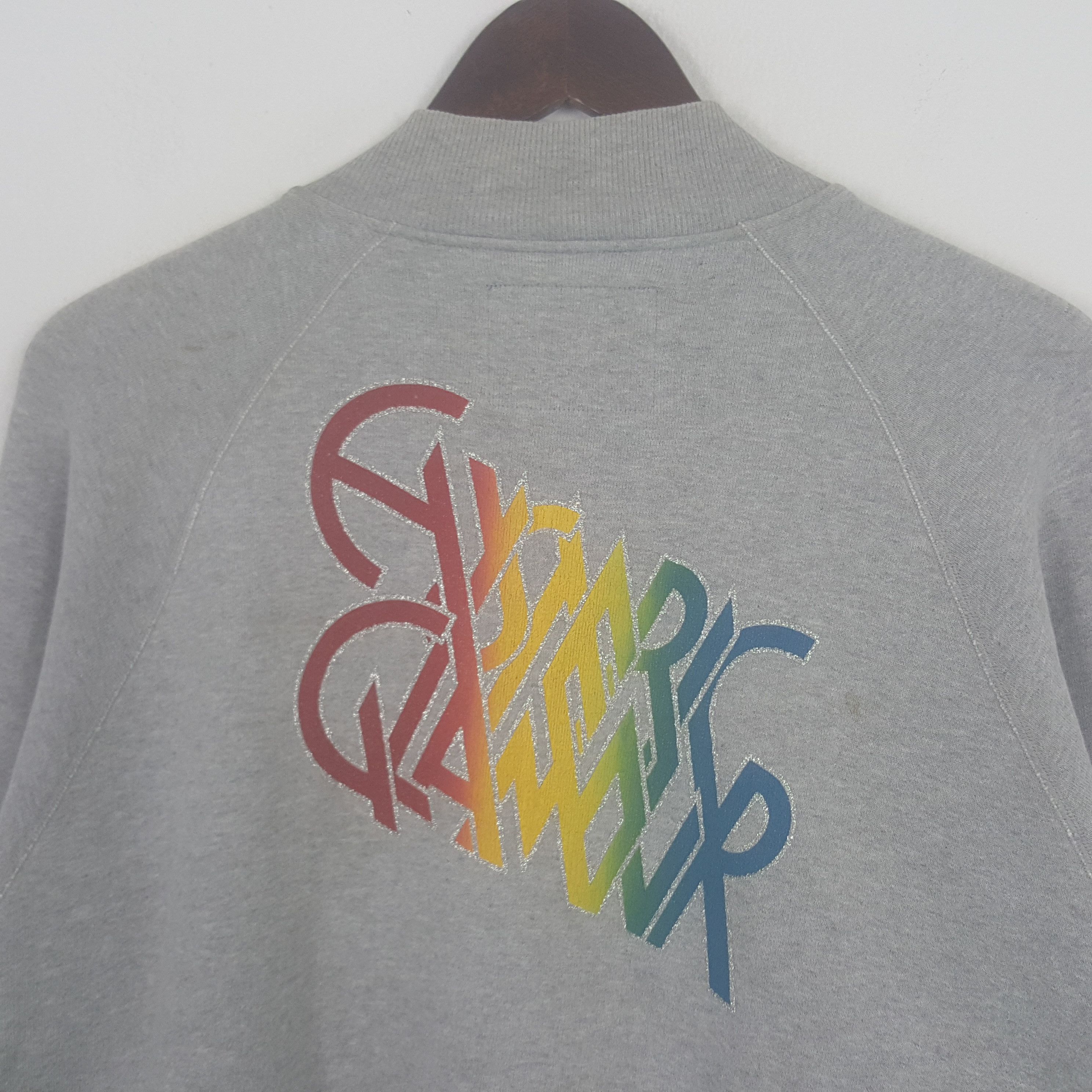 Hysteric Glamour × Vintage Vintage Hysteric Glamour Rainbow Varsity Jacket Size US M / EU 48-50 / 2 - 4 Thumbnail