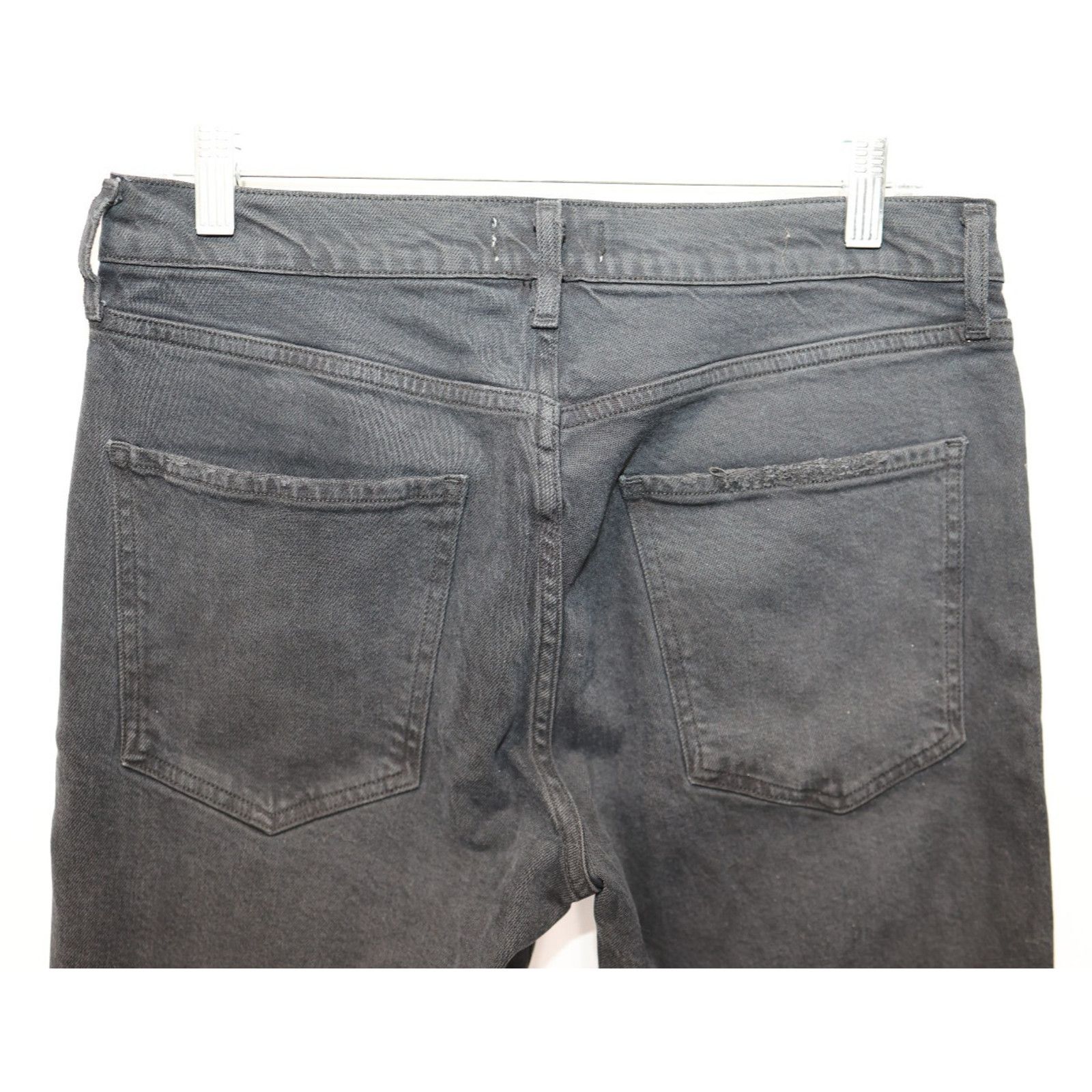Agolde AGOLDE Toni Mid Rise Straight Raw Hem Denim Jeans Size 30 Size 31" - 5 Thumbnail