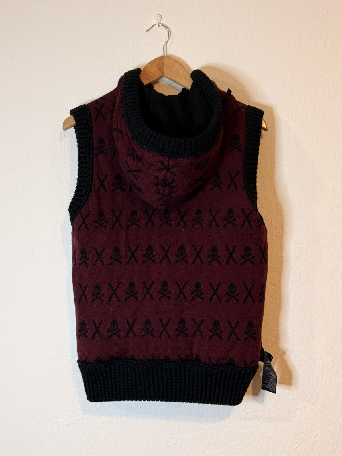 Philipp Plein Luxury Philipp Plein Reversible Skull Monogram Wool Vest Size US M / EU 48-50 / 2 - 4 Thumbnail
