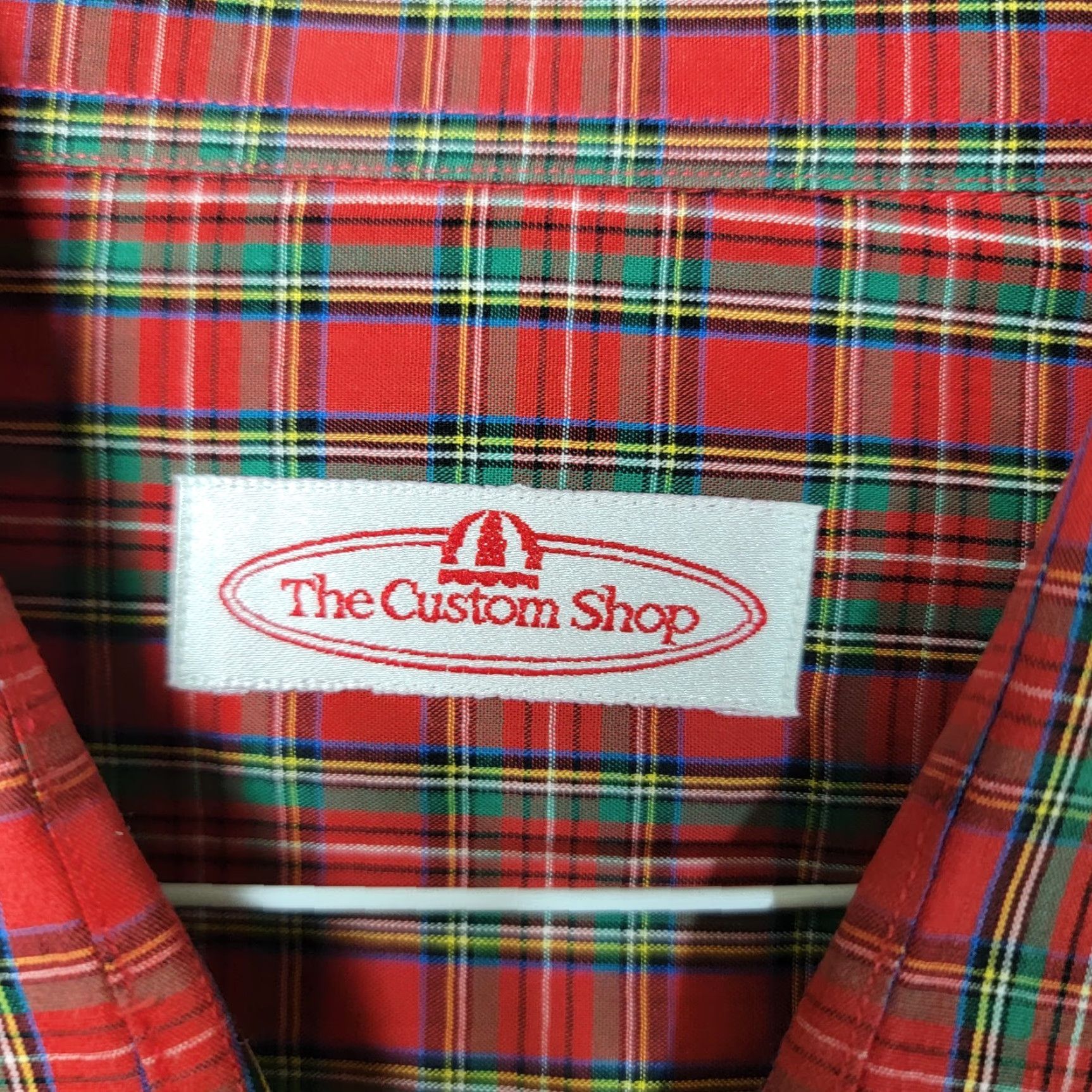 Vintage the custom shop dress shirt mens 3xl plaid business casual button down shirt Mens Size US XXL / EU 58 / 5 - 2 Thumbnail