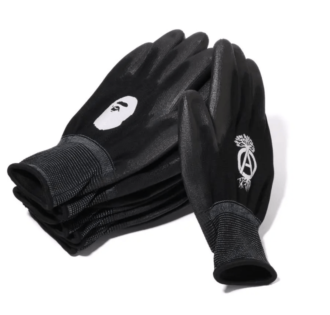 Bape Bape x Neighborhood Gloves Black Ape Head Logo Size ONE SIZE - 4 Thumbnail