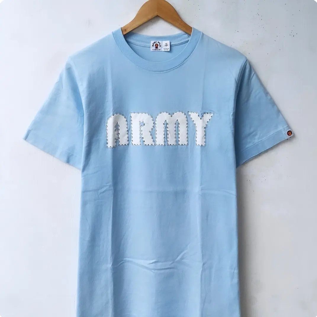 Bape Baby Milo Swarovski Army Tee Size US S / EU 44-46 / 1 - 2 Thumbnail