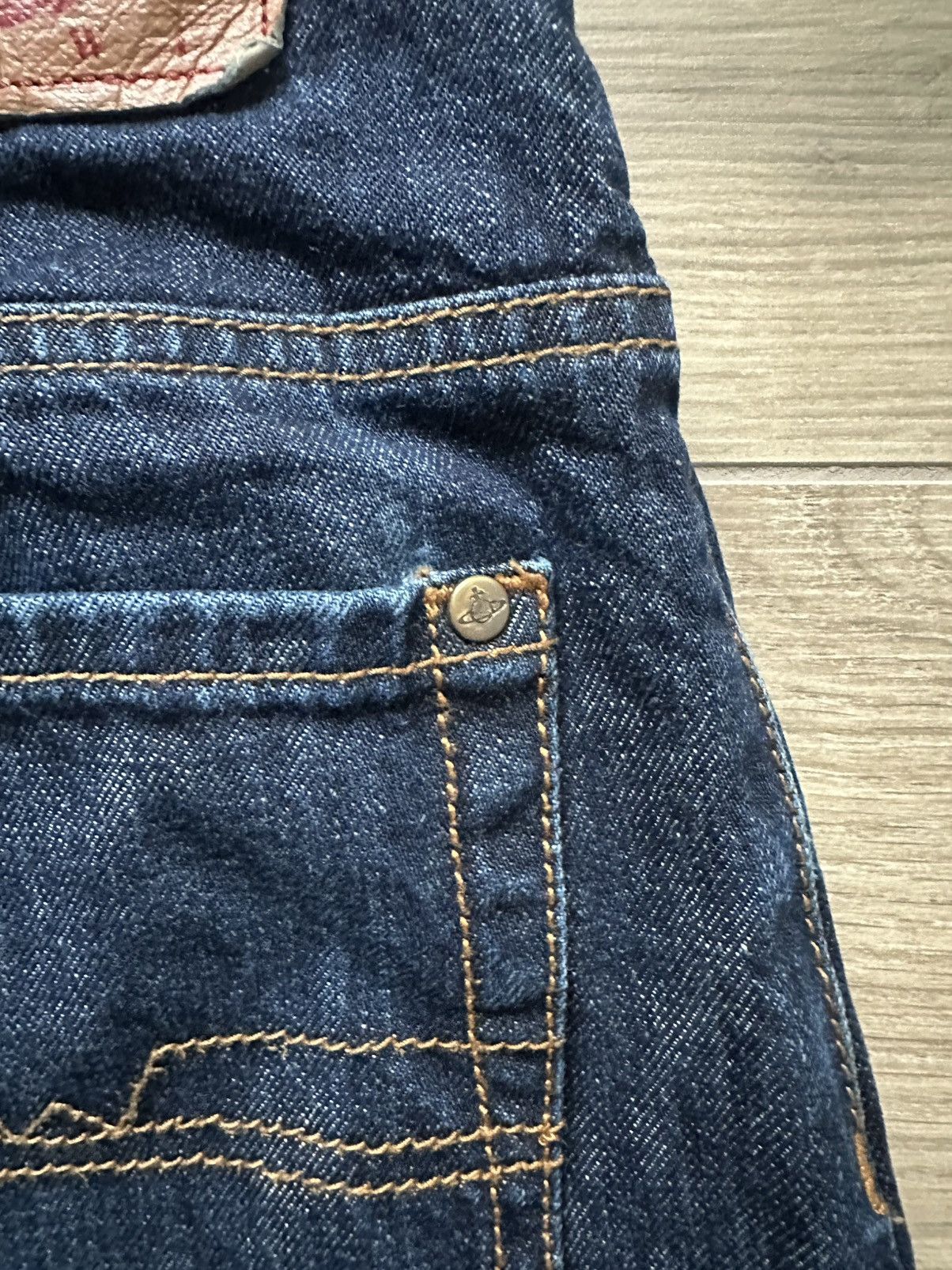 Vivienne Westwood Vivienne Westwood Drop-Crotch Blue Spiral Denim Size US 32 / EU 48 - 10 Thumbnail