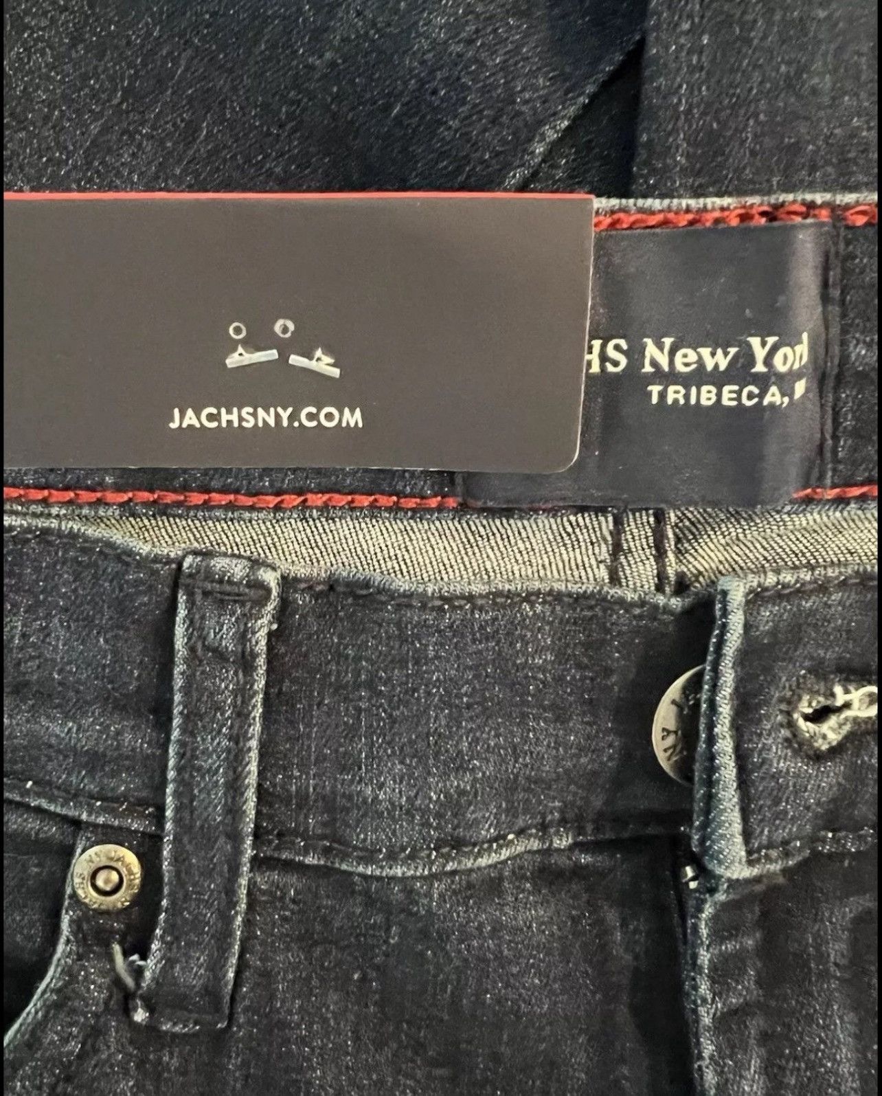 JACHS NY JACHS Straight Leg Comfort Fit Jeans Stretch Denim 34x32 Size US 34 / EU 50 - 3 Thumbnail