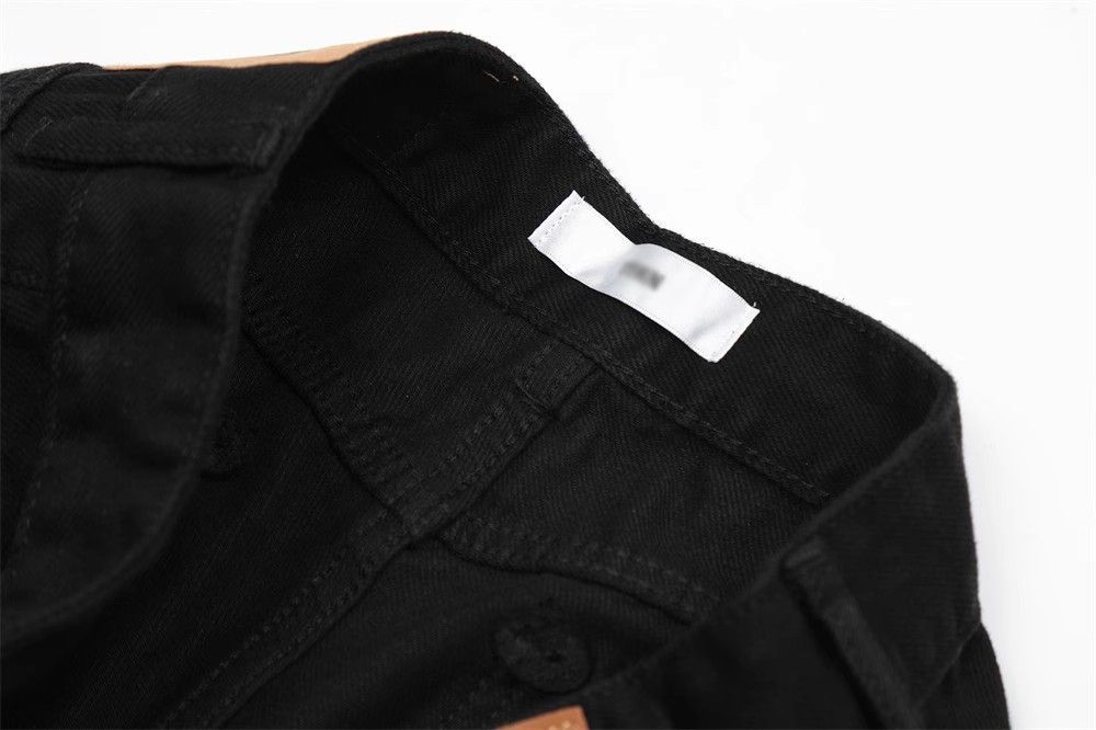 Japanese Brand × Jean American loose solid color simple casual jeans for men Size US 34 / EU 50 - 4 Thumbnail