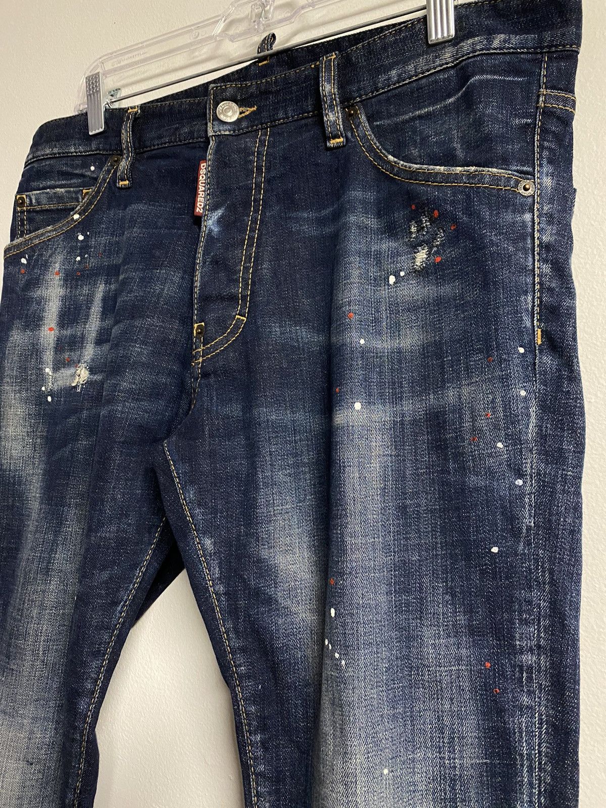 Dsquared2 Dsquared Paint Splatter Jeans Size US 36 / EU 52 - 4 Thumbnail