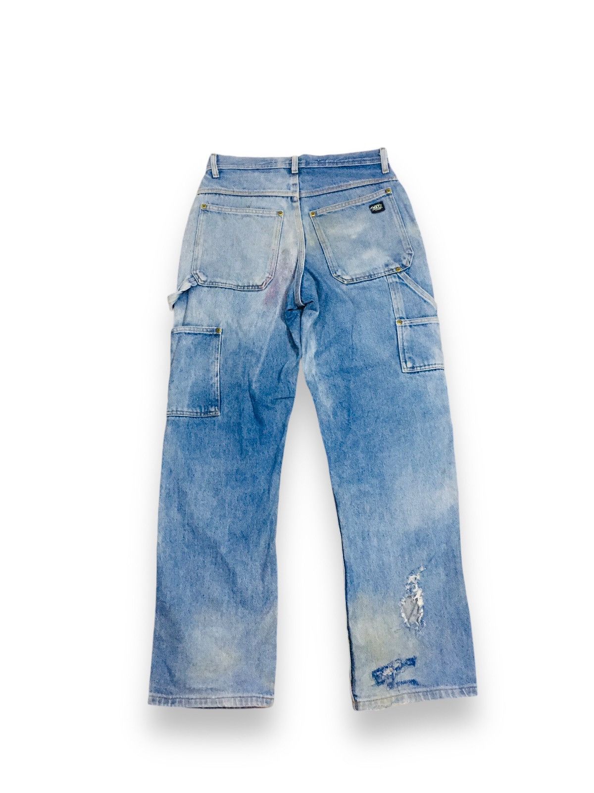 Other Key Carpenter Double Knee Dirty Distressed Jeans (17) Size US 30 / EU 46 - 2 Thumbnail