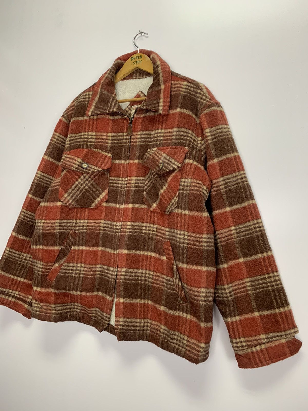 Flannel × Japanese Brand × Vintage Vintage Baranet Buttons Jacket Size US L / EU 52-54 / 3 - 6 Thumbnail