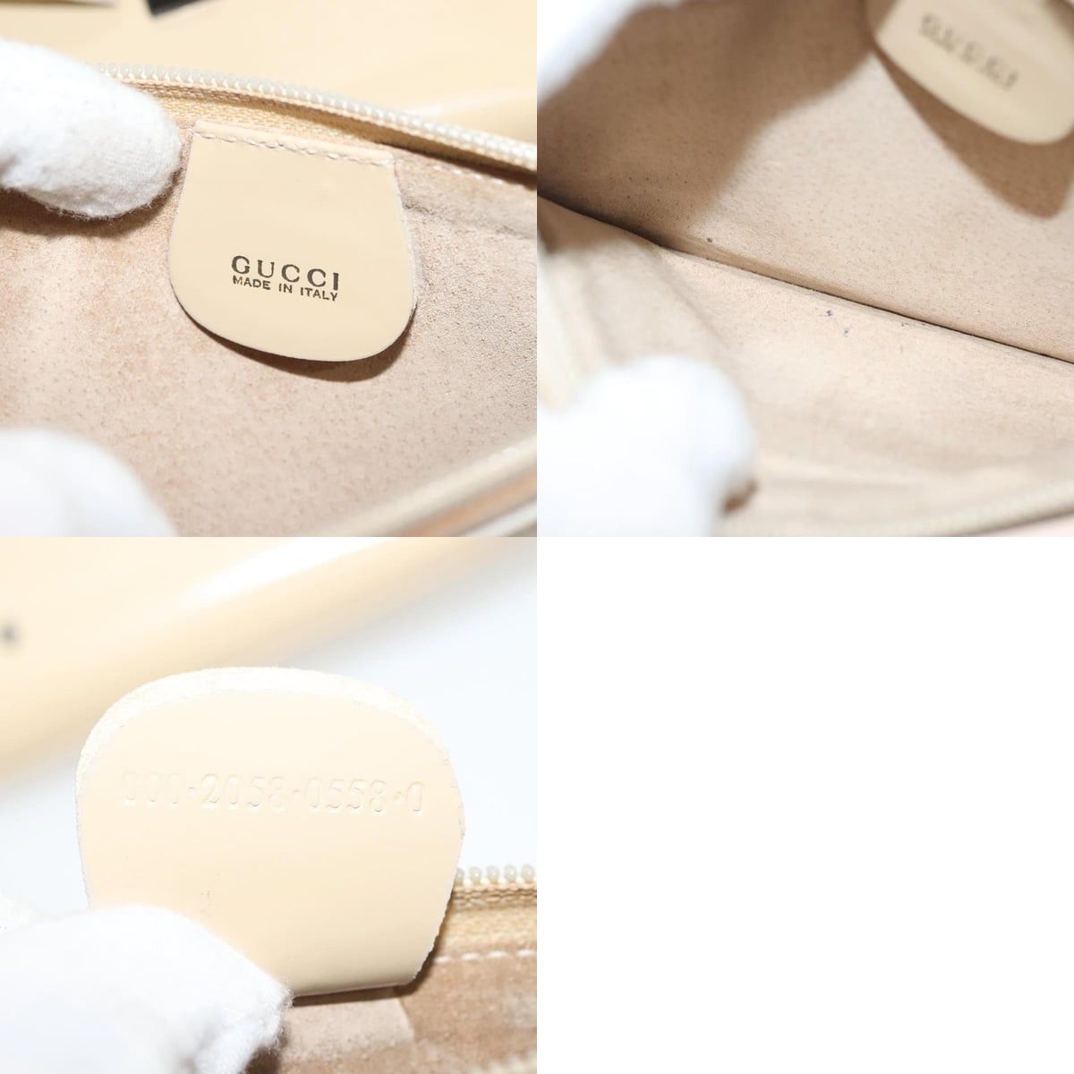 Gucci GUCCI Handbag Patent Leather Beige 000 2058 0558 0 Size ONE SIZE - 13 Thumbnail