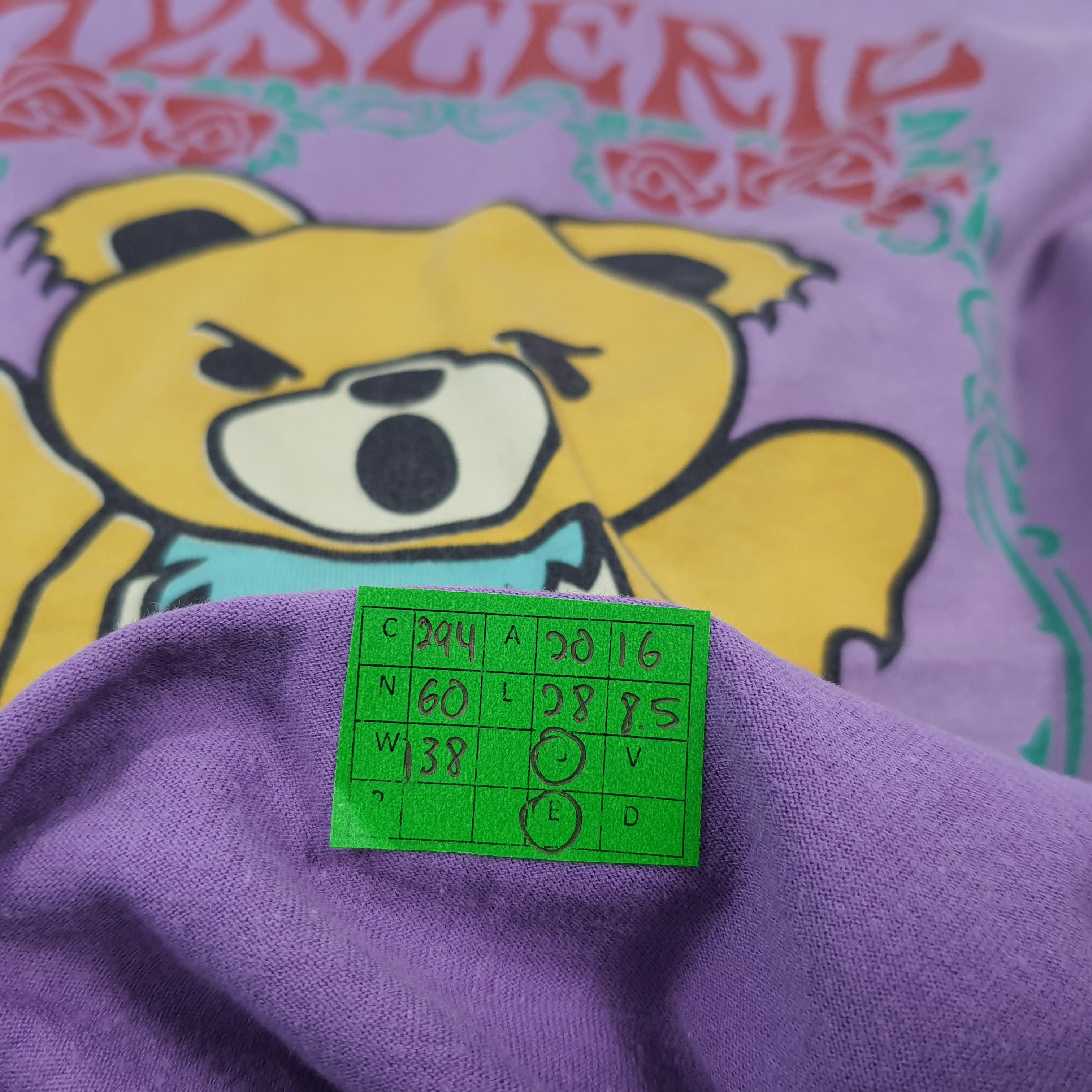 Hysteric Glamour Vintage Hysteric Glamour Bear Graphic Tees C294N60 Size US M / EU 48-50 / 2 - 9 Thumbnail