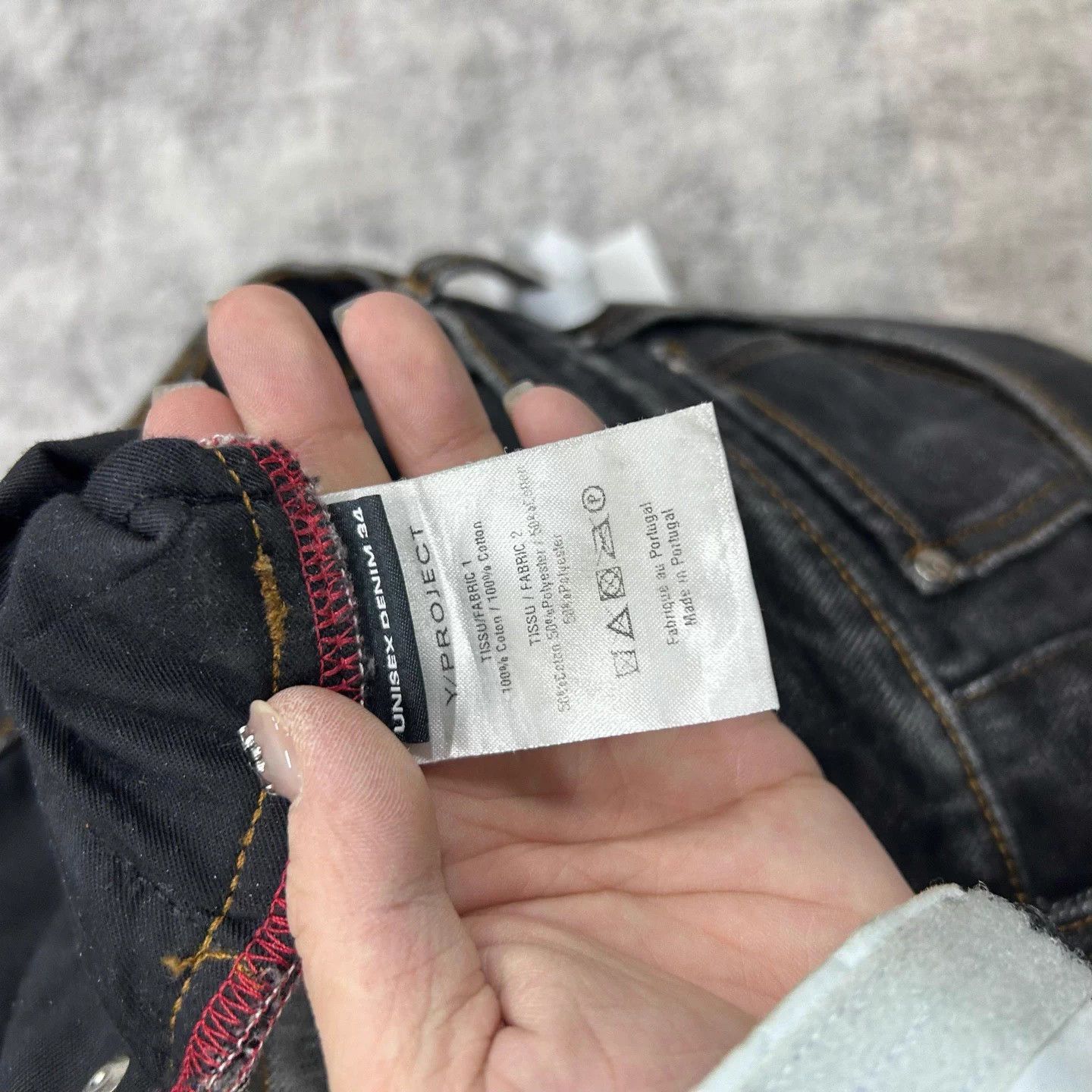 Y/Project y/project 95% new black crystal jeans 34 Size US 34 / EU 50 - 4 Thumbnail