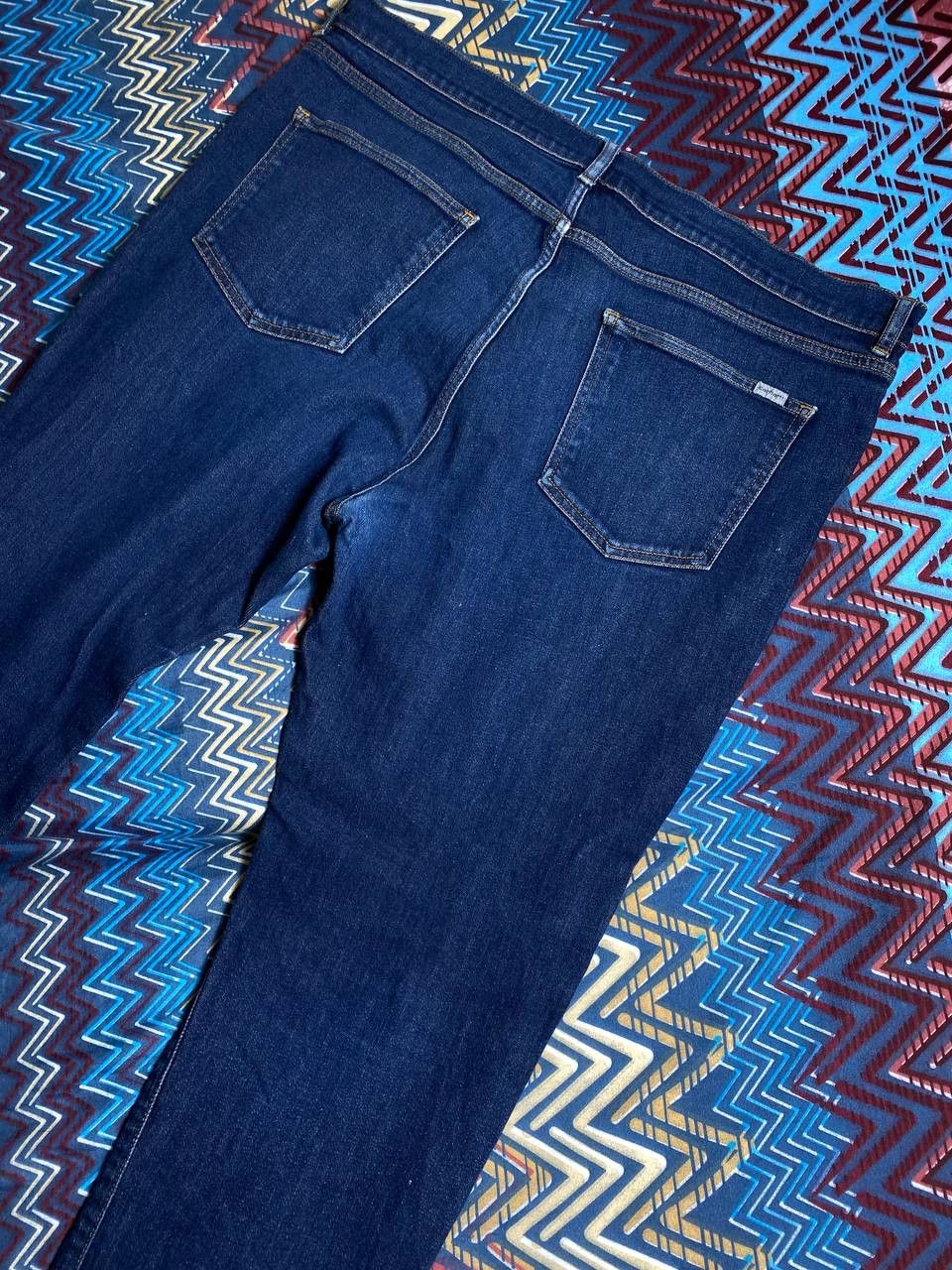 Carhartt × Vintage VINTAGE Skinny Jeans Blue Distressed Size 38" / US 16 / IT 52 - 6 Thumbnail