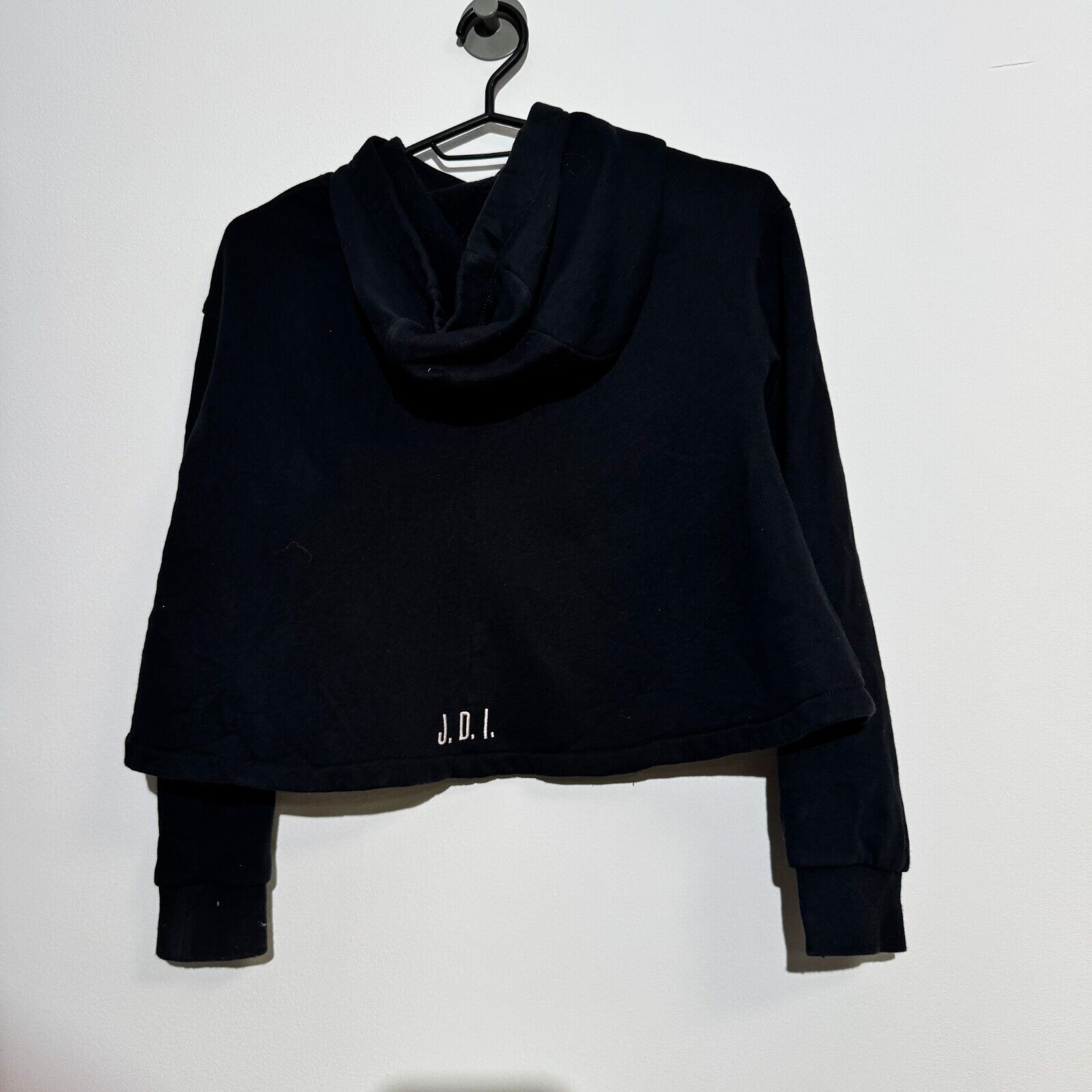 Nike Vintage Nike Women's XXS Black Cotton Hoodie 90s Running Size US M / EU 48-50 / 2 - 11 Thumbnail