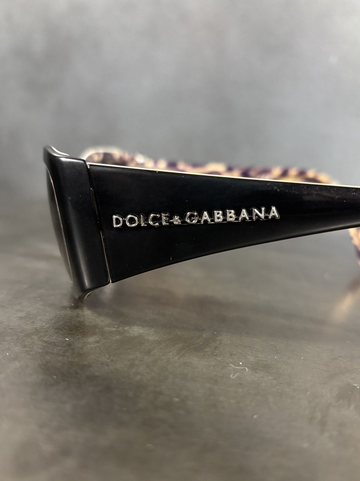 Dolce & Gabbana 2000s Vintage Dolce & Gabbana Sunglasses Cheetah Animal Y2K Size ONE SIZE - 11 Thumbnail