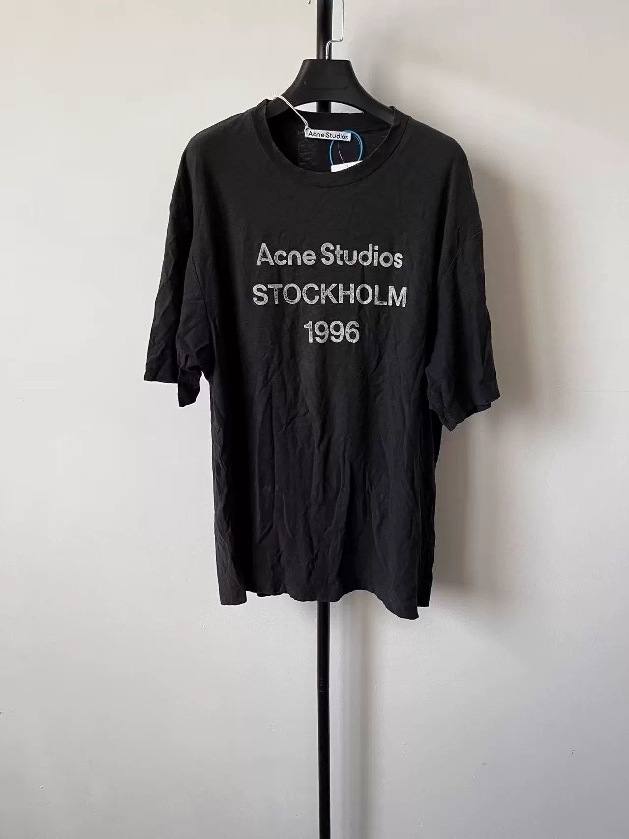 Acne Studios acne studios oversized black t-shirt for all Size US M / EU 48-50 / 2 - 1 Thumbnail