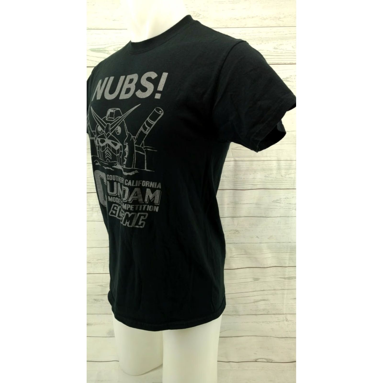 Vintage California Gundam Model Competition Black Shirt Medium Men Short Sleeve T-Shirt Cotton Vintage No Tag Men’s 90s California Gundam Competition Shirt Size US M / EU 48-50 / 2 - 3 Thumbnail
