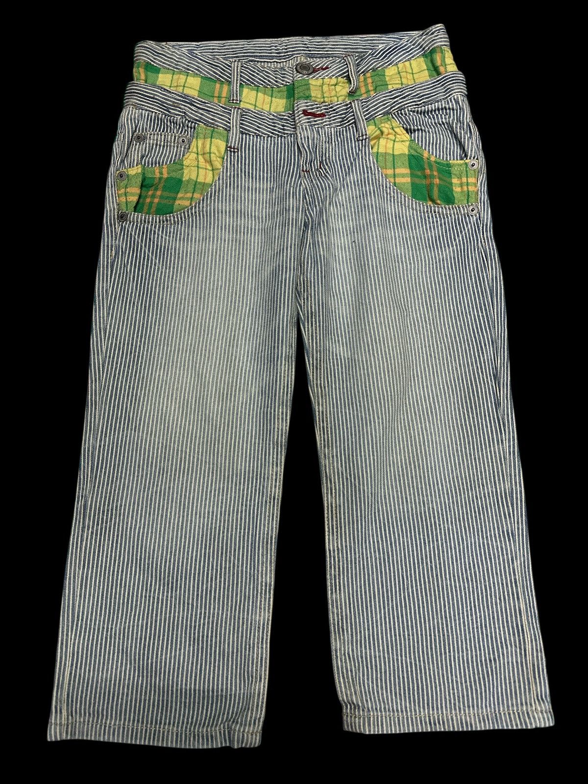 If Six Was Nine Double Waist 💥 Short Double Waist Hickory Denim💥 Size US 32 / EU 48 - 1 Thumbnail