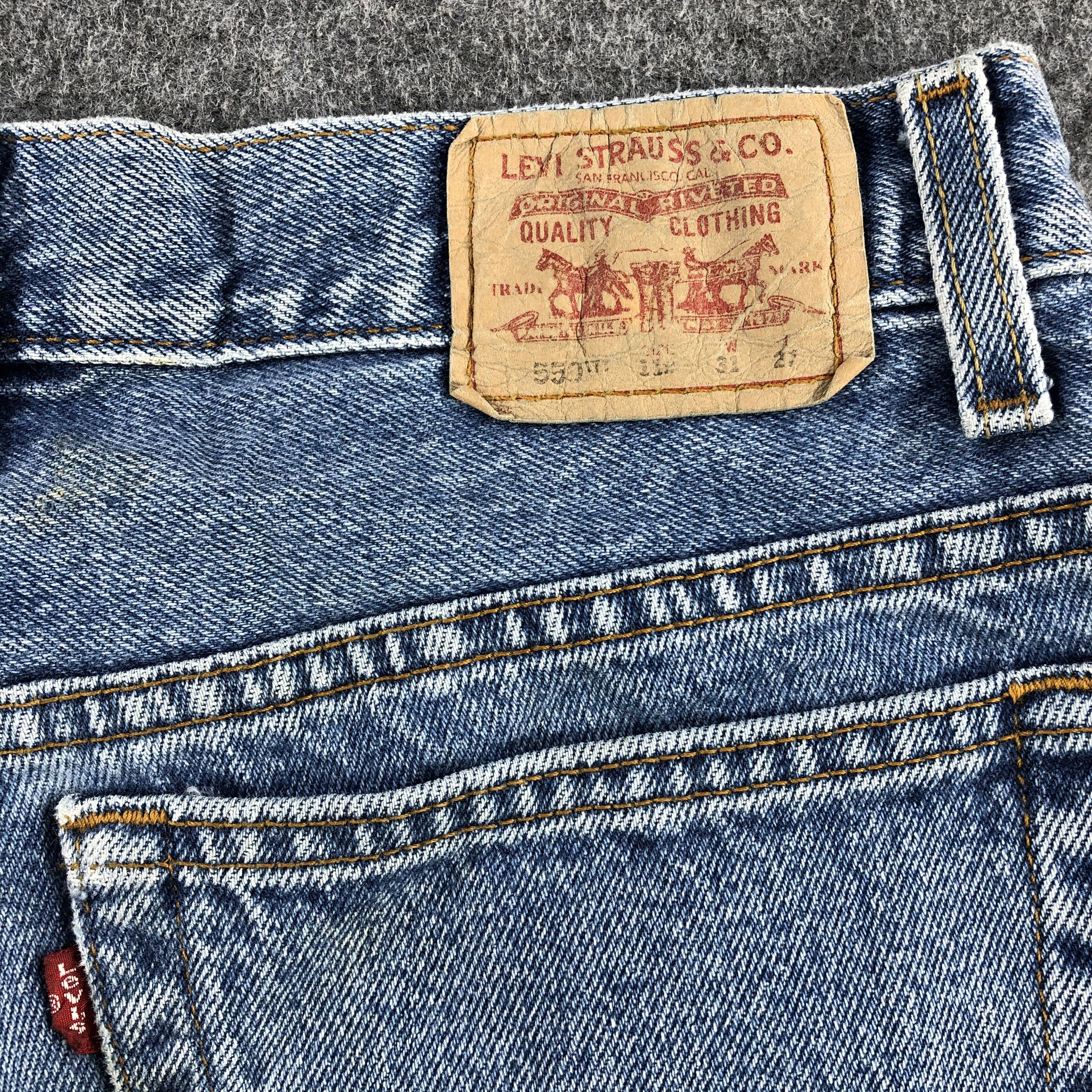 Levi's Vintage Blue Wash Levis 550 Jeans-J1394 Size US 31 - 5 Thumbnail