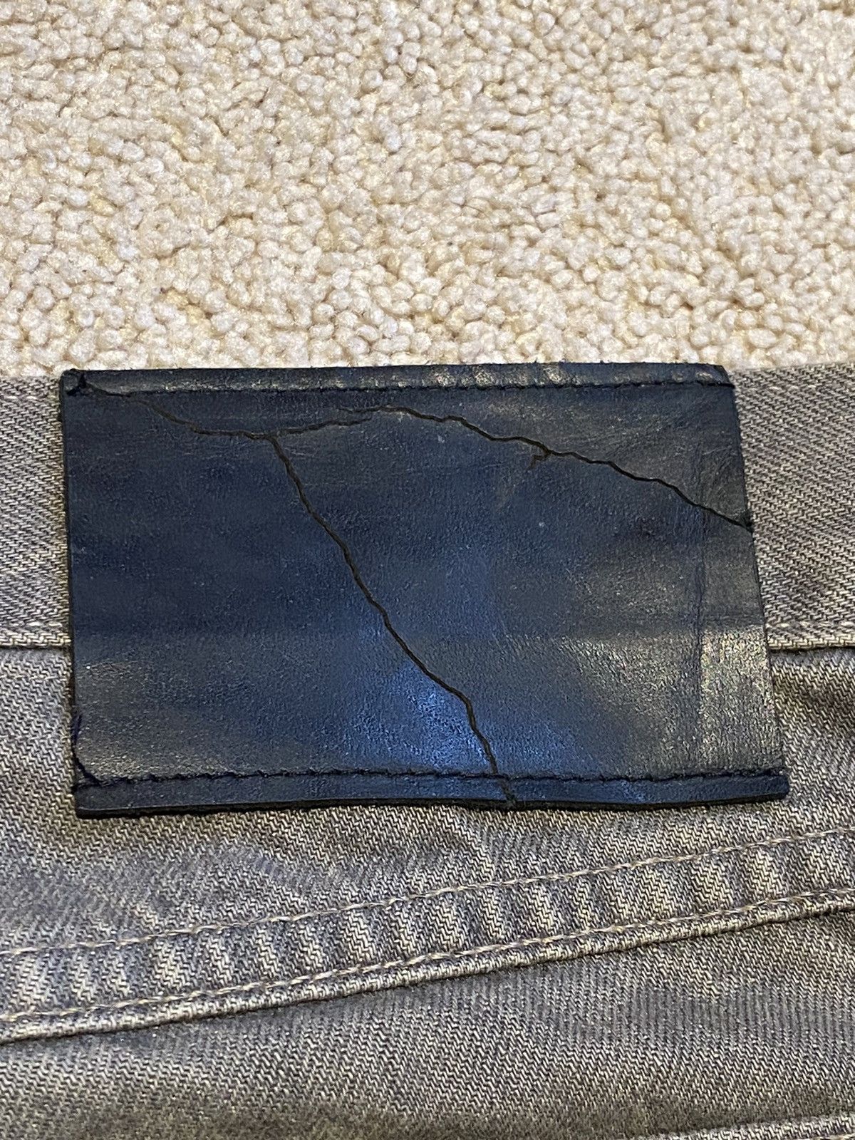 Unsound Rags Q Cut Cement Selvage Denim Size US 30 / EU 46 - 6 Thumbnail