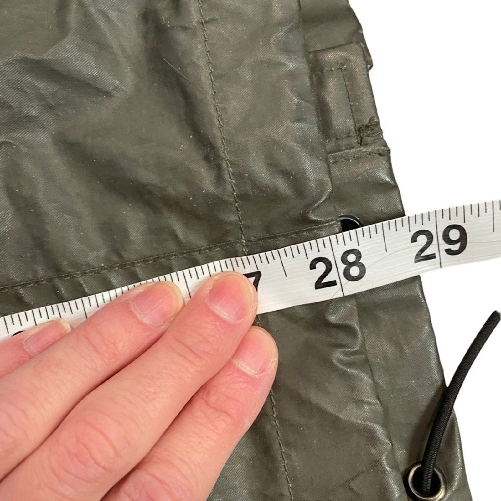 SAM. SAM Olive Waxed Hooded Parka Jacket Green Size S / US 4 / IT 40 - 11 Thumbnail