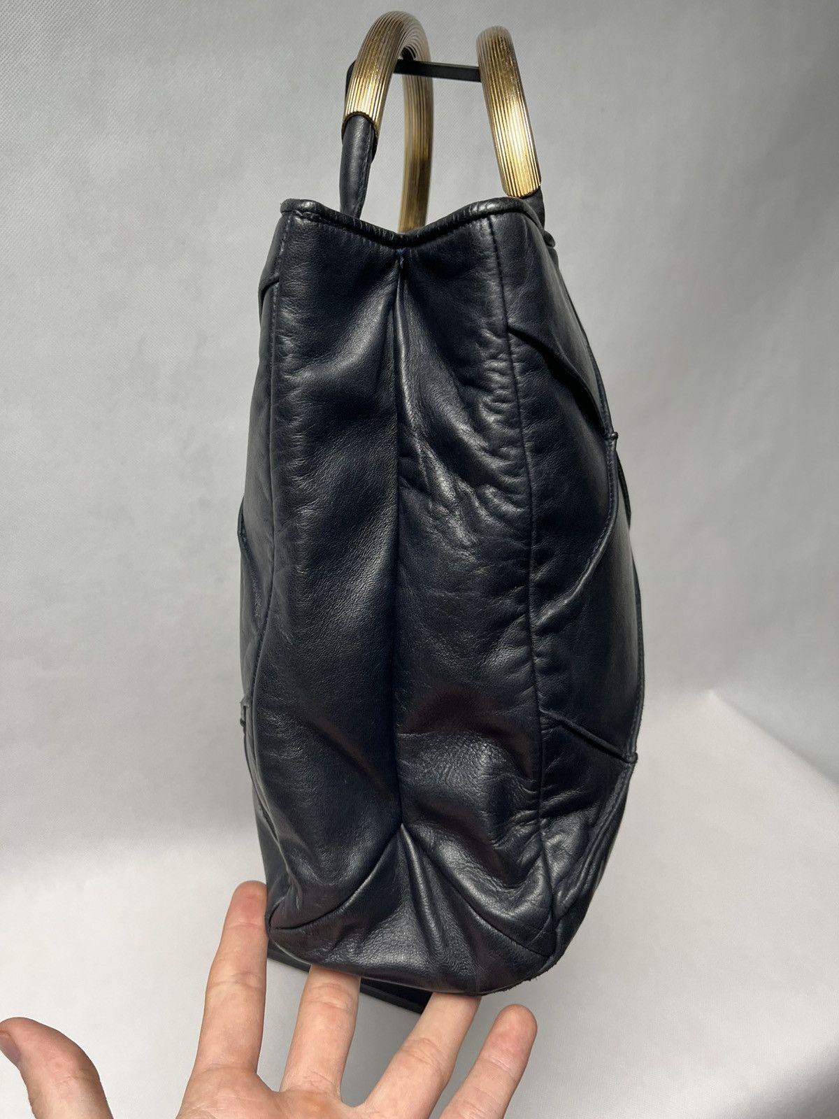 Fendi Fendi Vintage Mini Pasta handbag black leather Size ONE SIZE - 4 Thumbnail