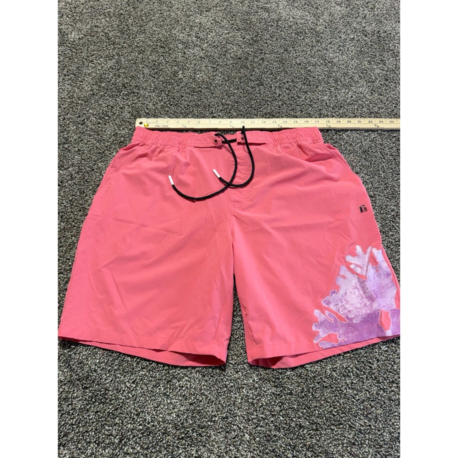 Bonobos Bonobos Board Shorts Mens Large Pink Neon Floral Swim Trunks 9 Inch Inseam Size US 33 - 4 Thumbnail