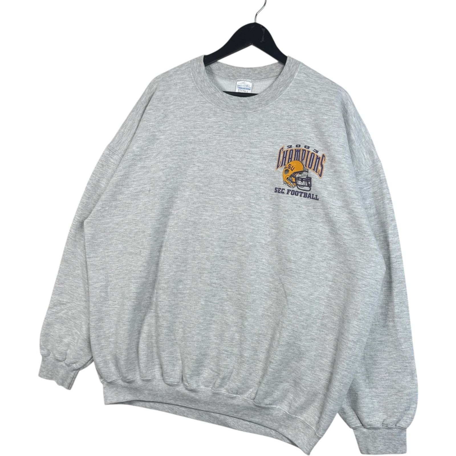Gildan Vintage LSU Tigers SEC Champions Mullet Crewneck XXL Size US XXL / EU 58 / 5 - 3 Thumbnail