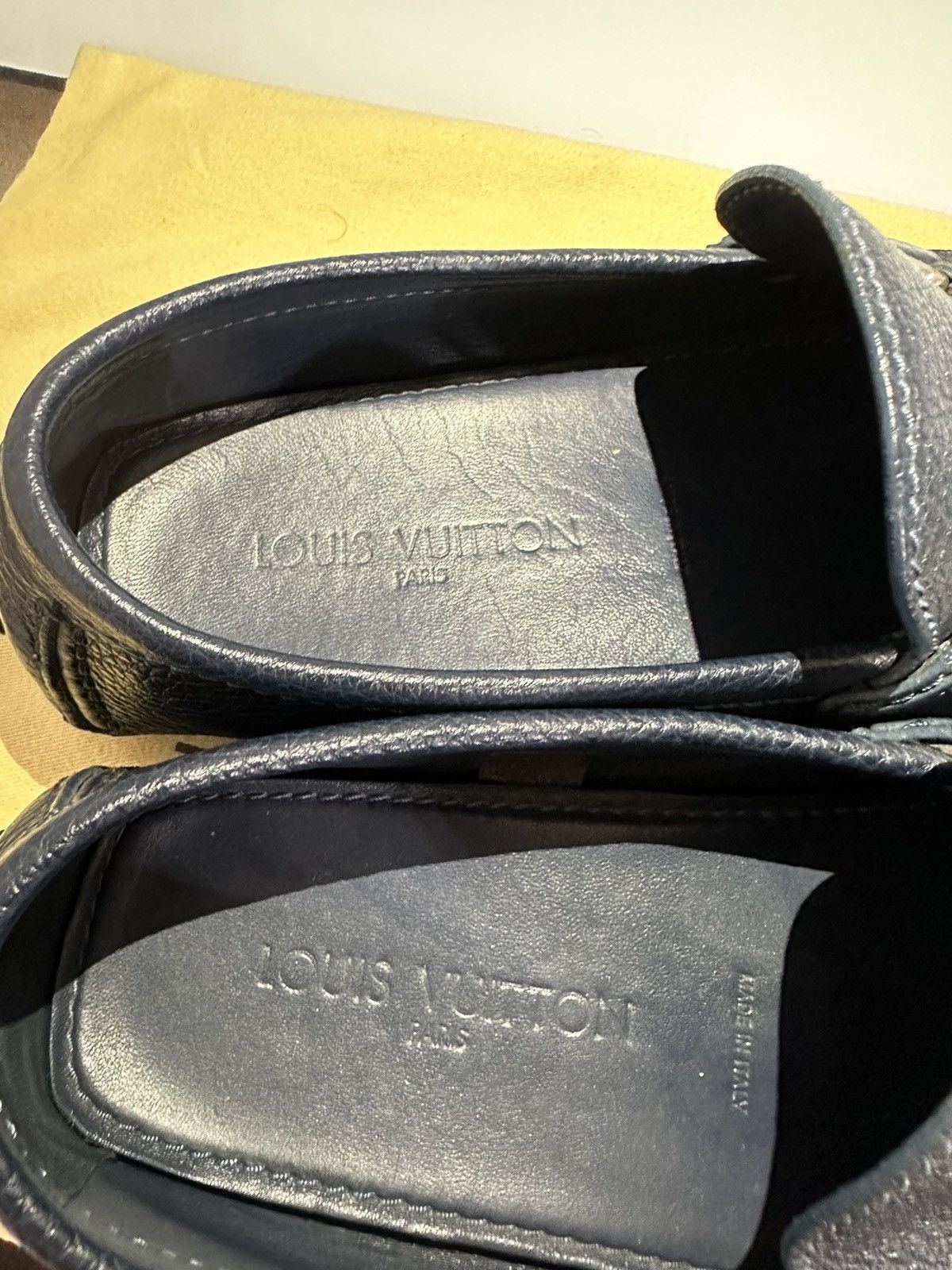 Louis Vuitton Navy Blue Mocasines Size US 11.5 / EU 44-45 - 12 Thumbnail