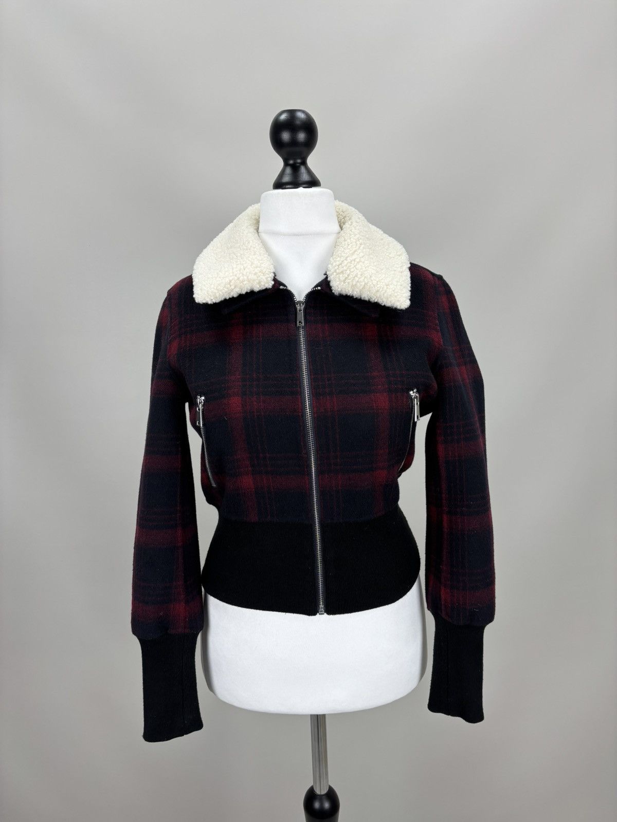 Maje Womens wool jacket Maje Size 36 Color Multicolor Size XS / US 0-2 / IT 36-38 - 1 Thumbnail