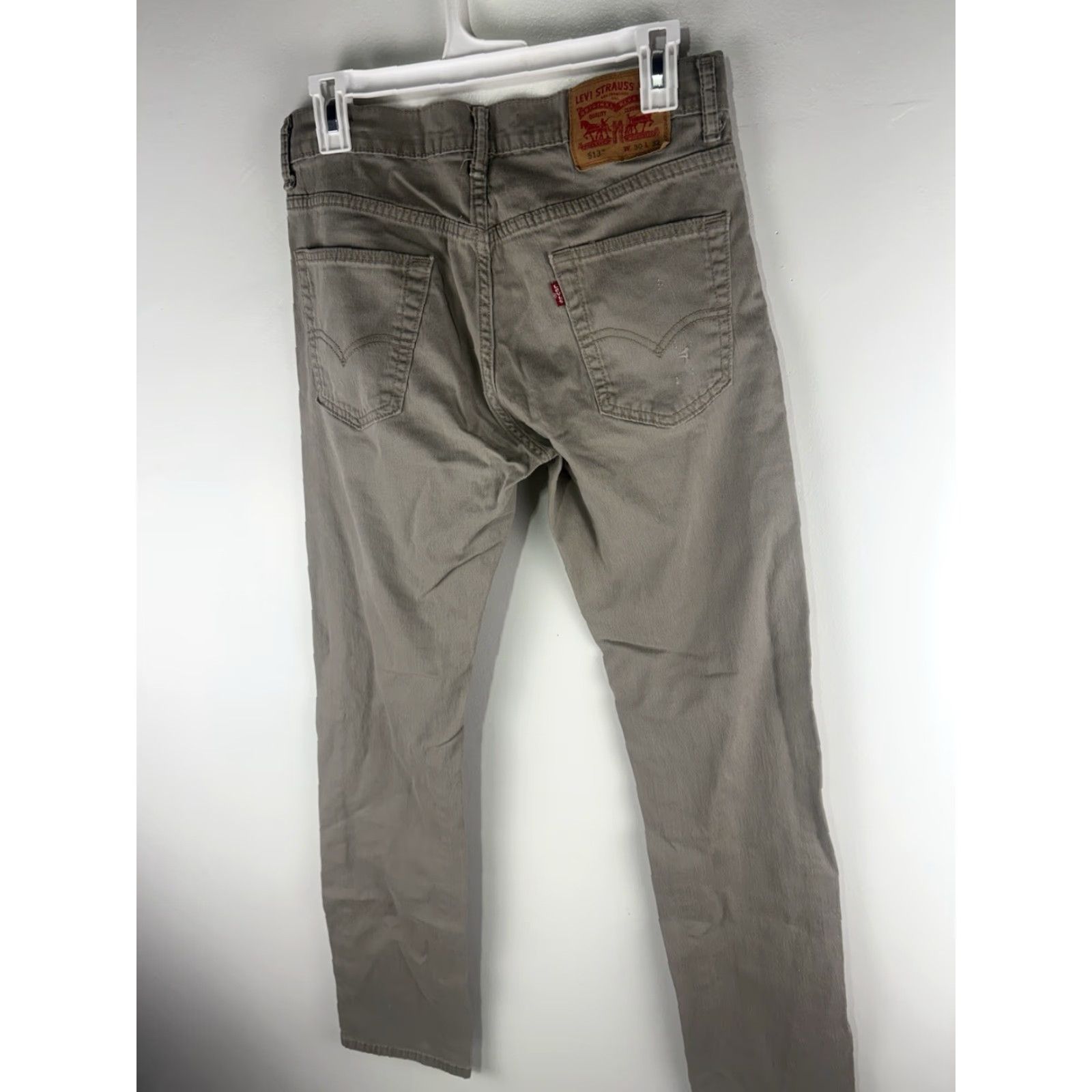 Levi's Levi's 513 Men's Light Brown Wash Jeans Size 30X32 Stretch Denim Straight Fit Casual Size US 30 / EU 46 - 4 Thumbnail